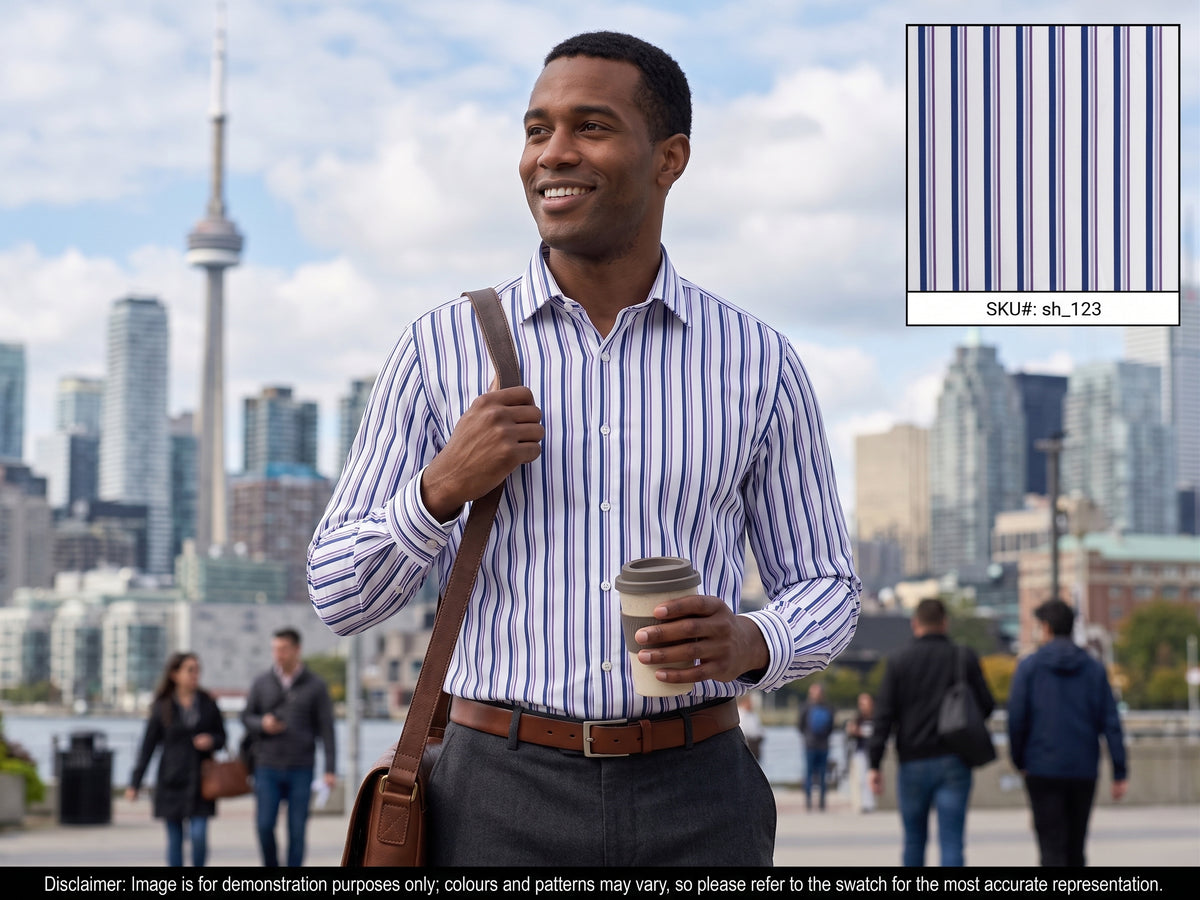Multicolour Stripe Cotton Shirting