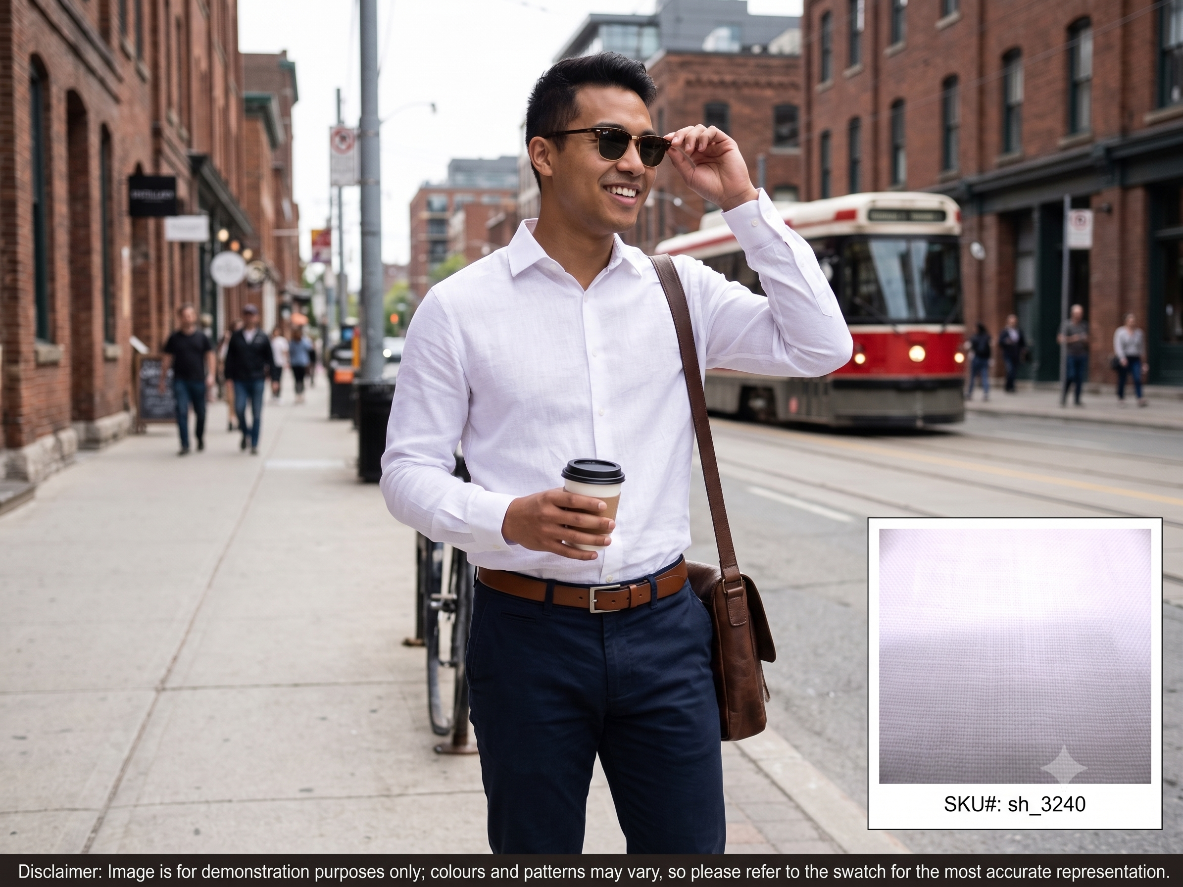 White Linen Shirting