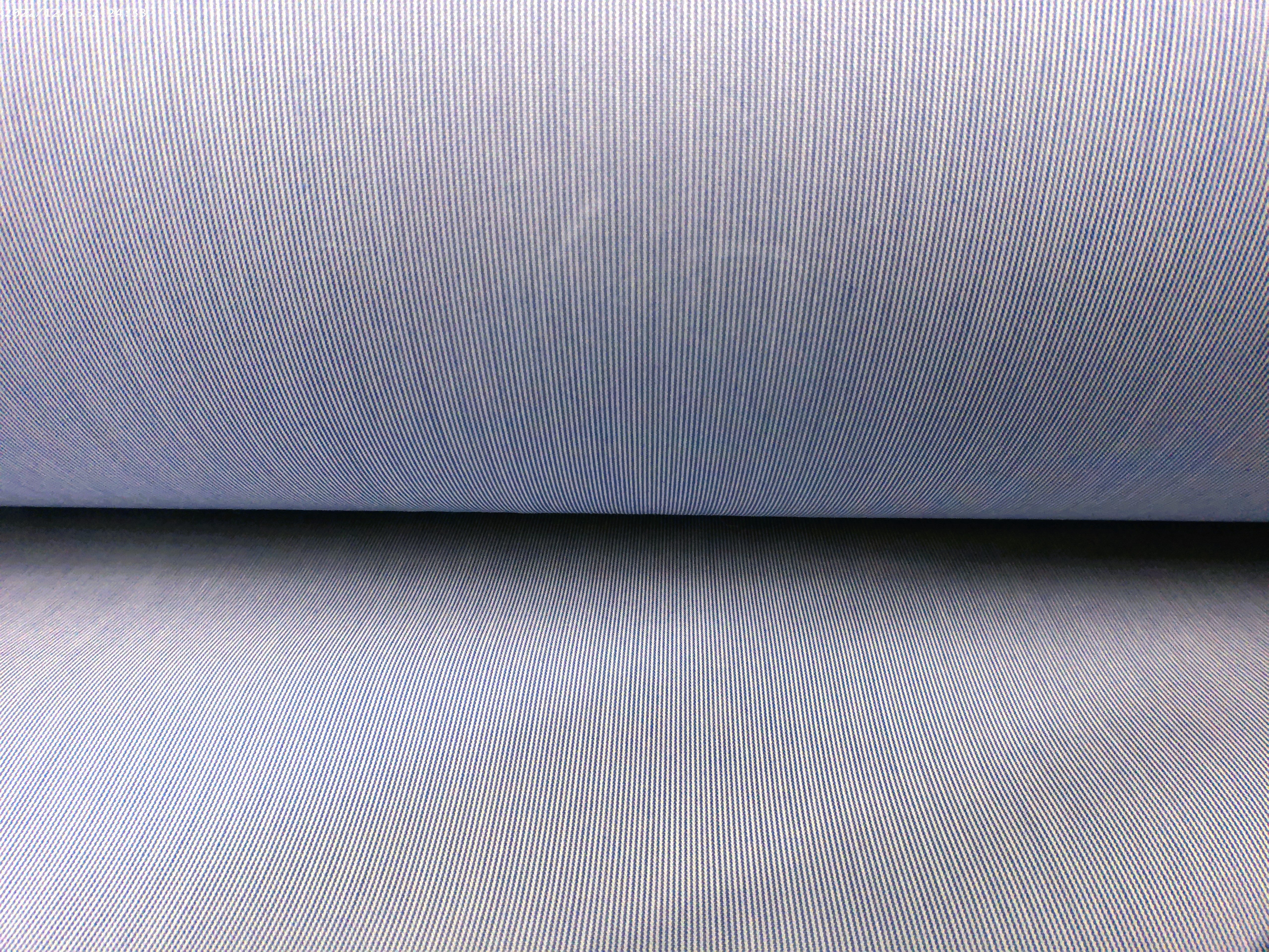 Blue White Hairline Stripe Egyptian Cotton Shirting