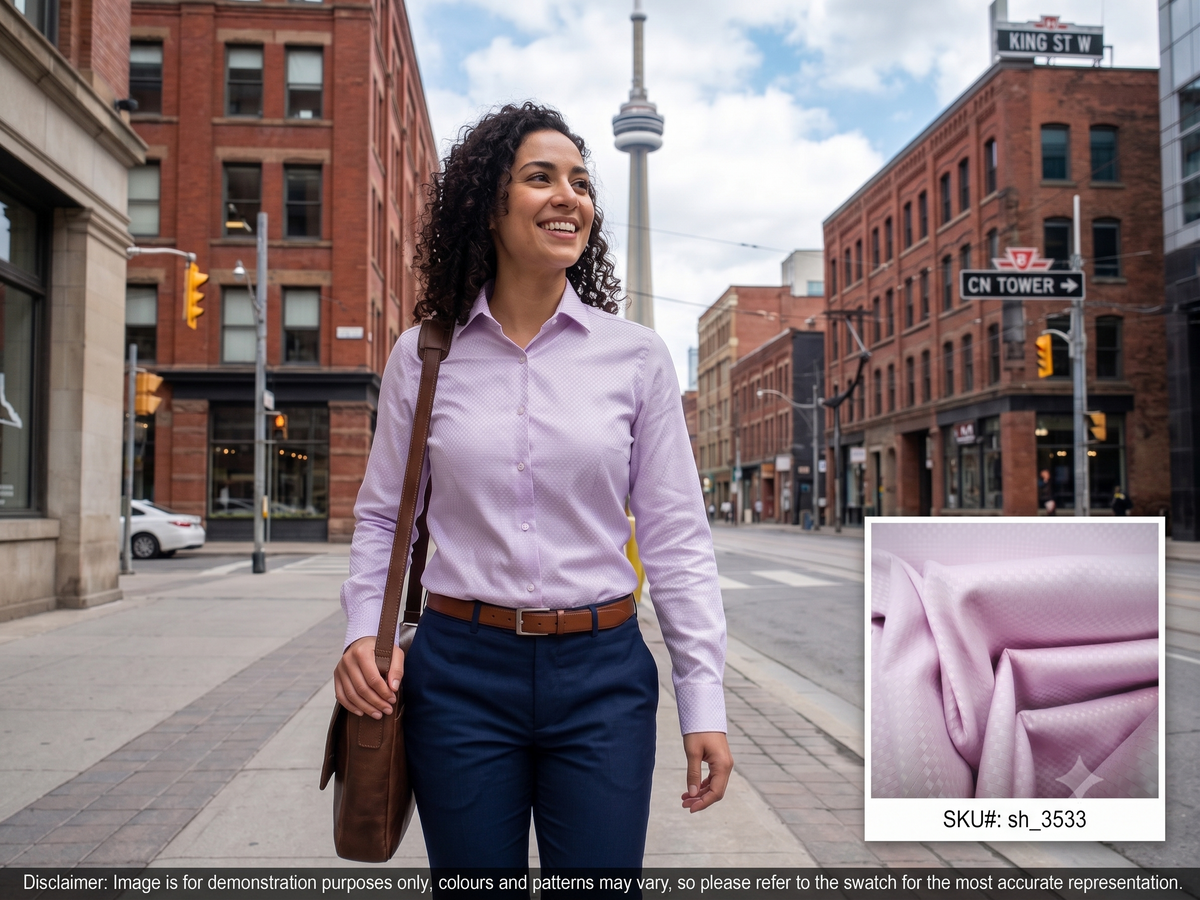 Purple Check Egyptian Cotton Dresses Shirting