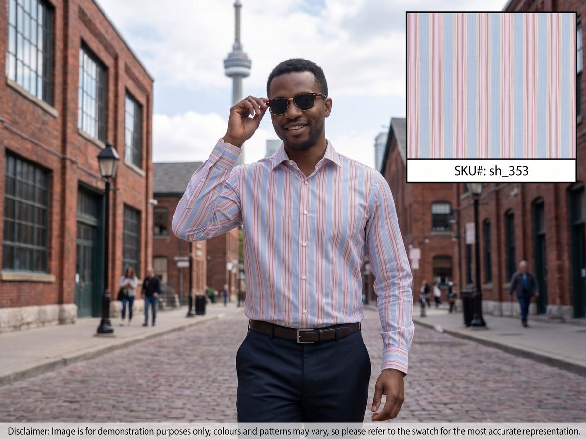 Multicolour Stripe Cotton Shirting