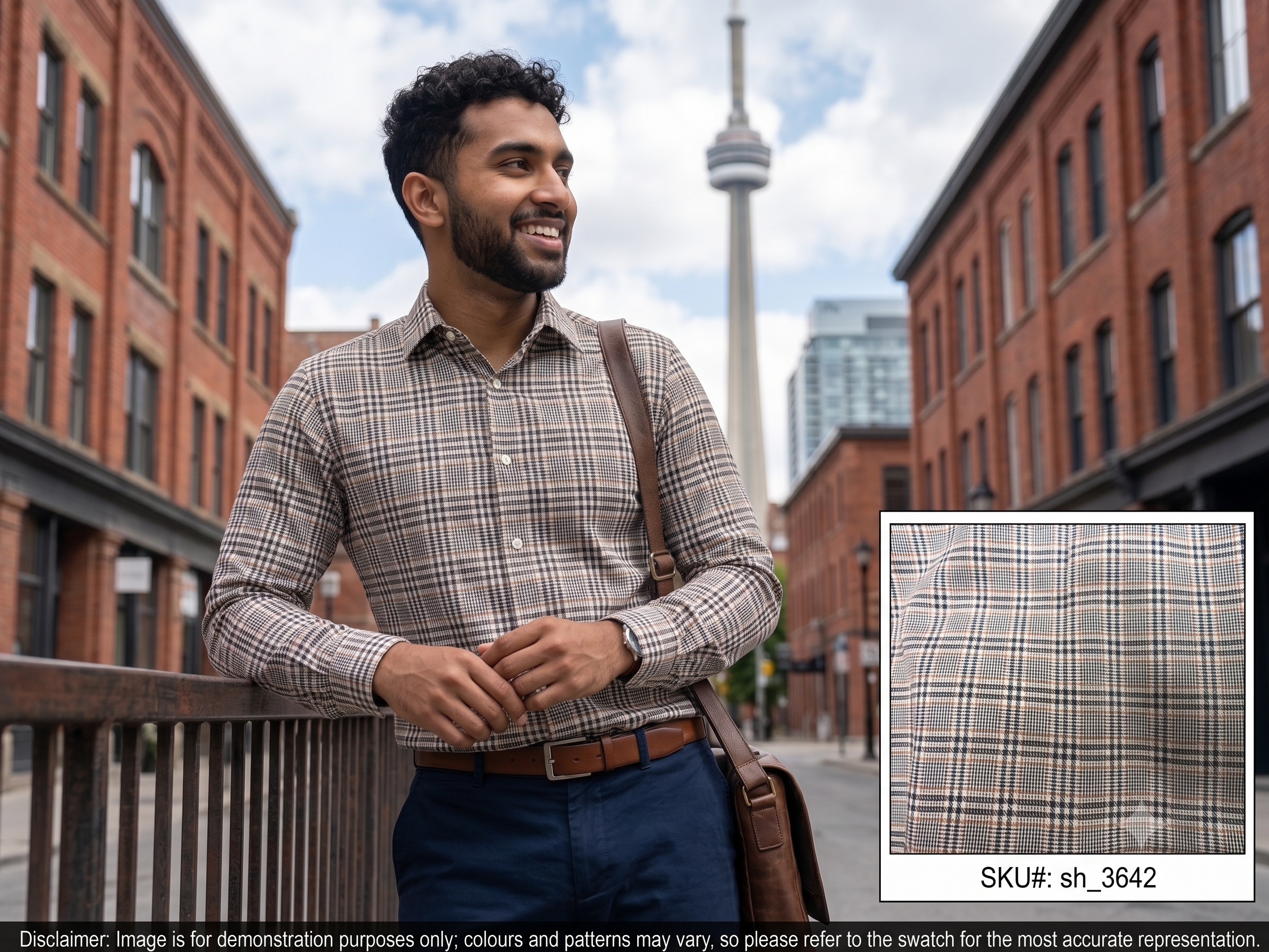 Multicolour Check Egyptian Cotton Shirting