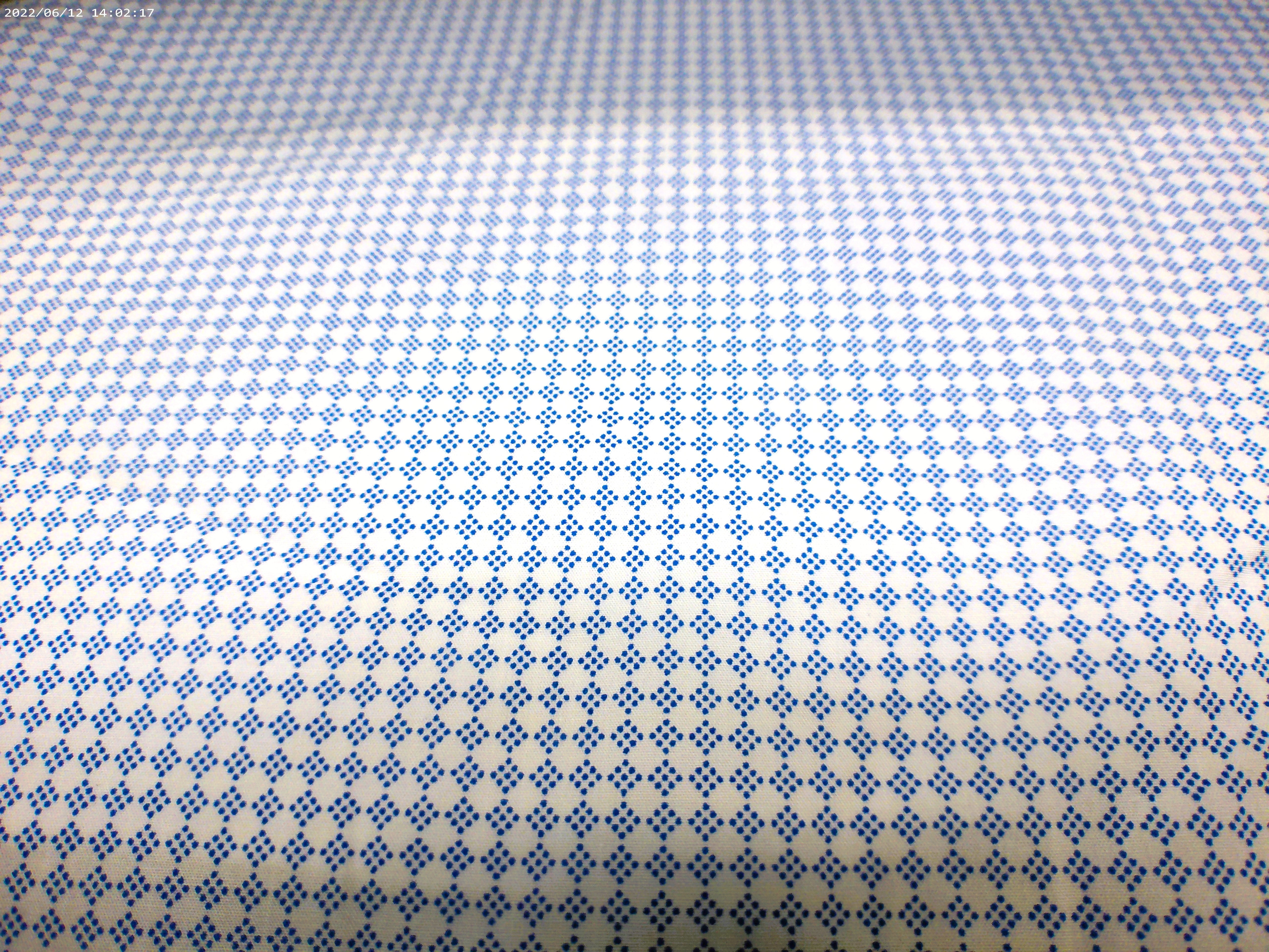 Blue White Birdseye Egyptian Cotton Shirting