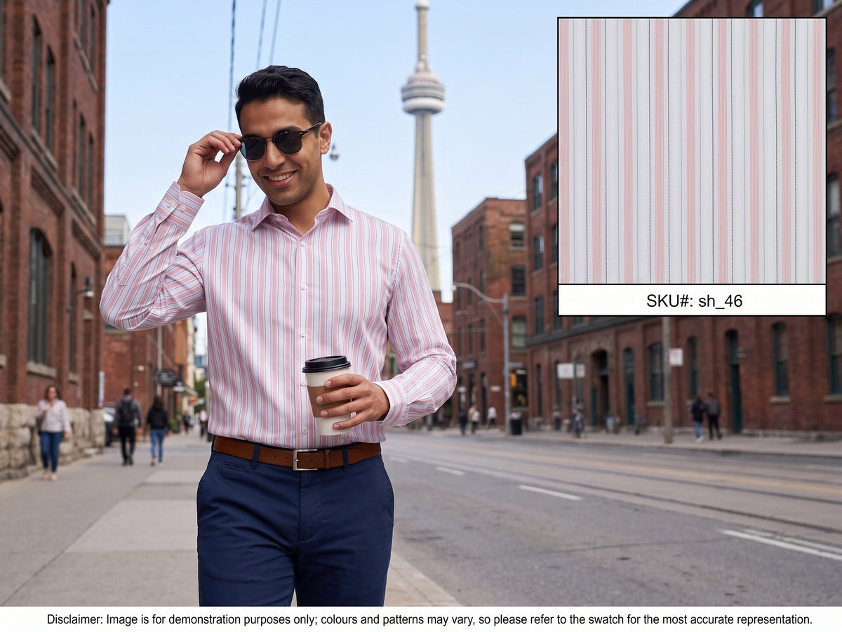 Multicolour Stripe Cotton Shirting