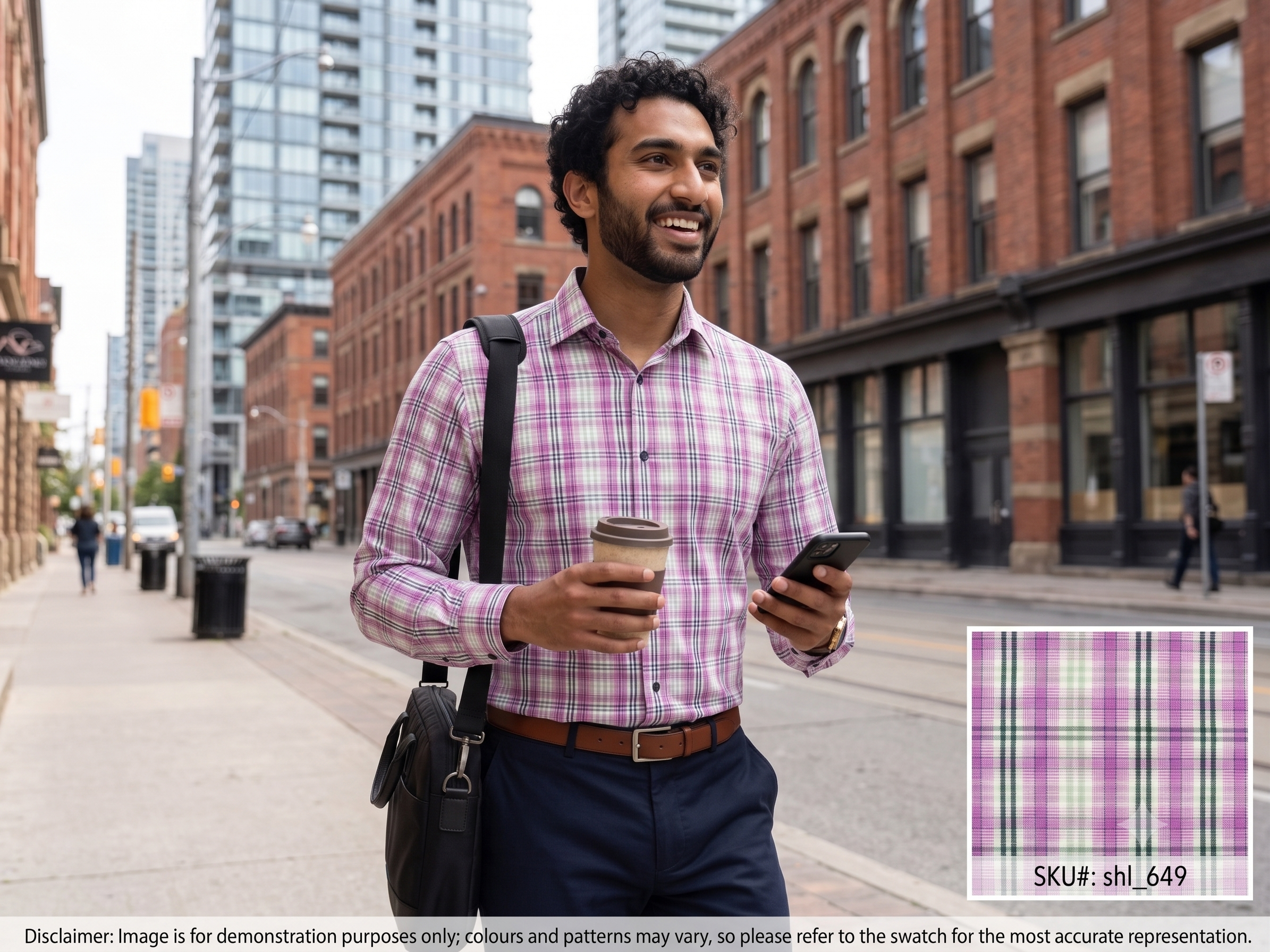 Multicolour Check Cotton Shirting
