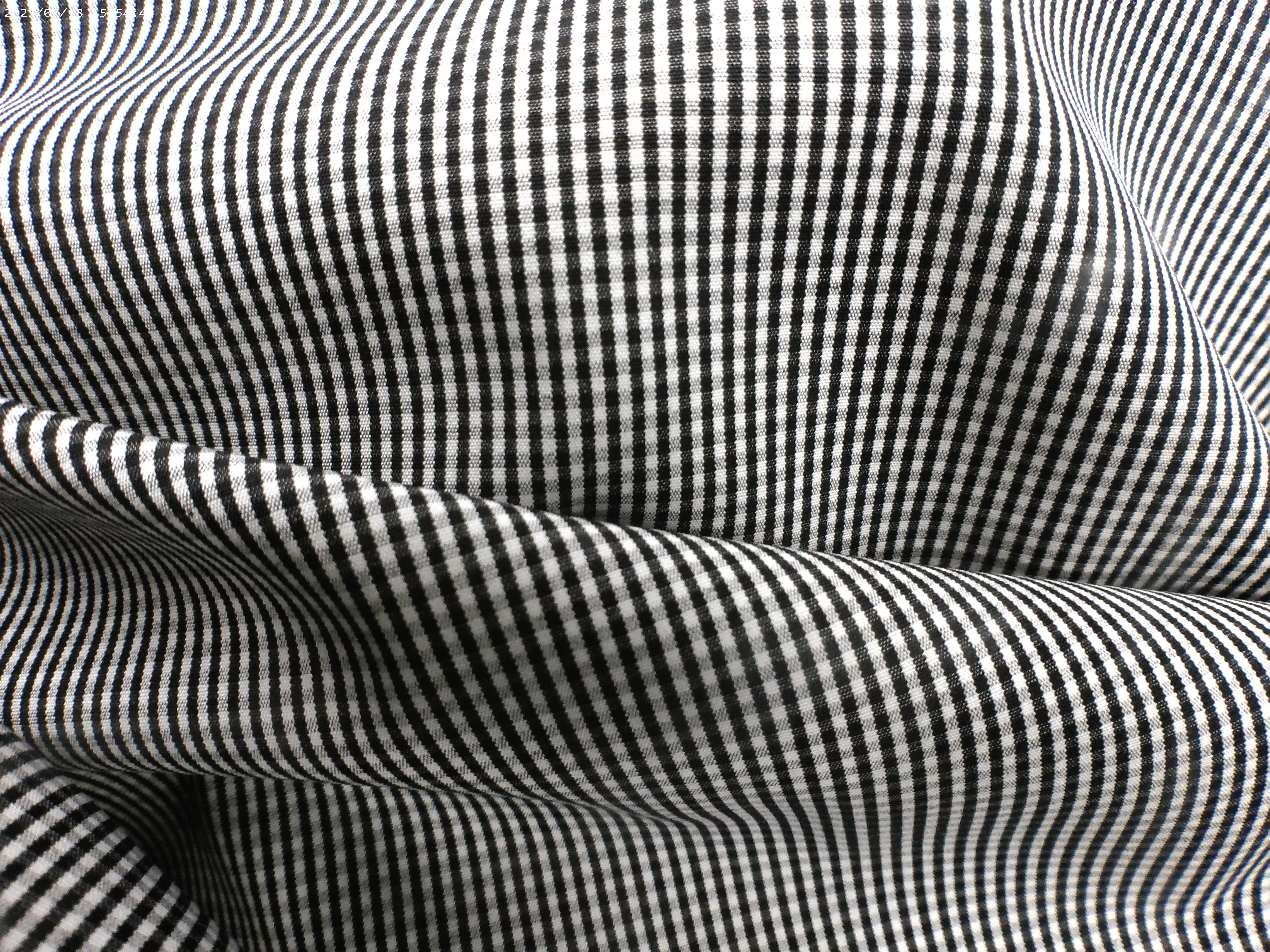 Black White Check Cotton Dresses Shirting