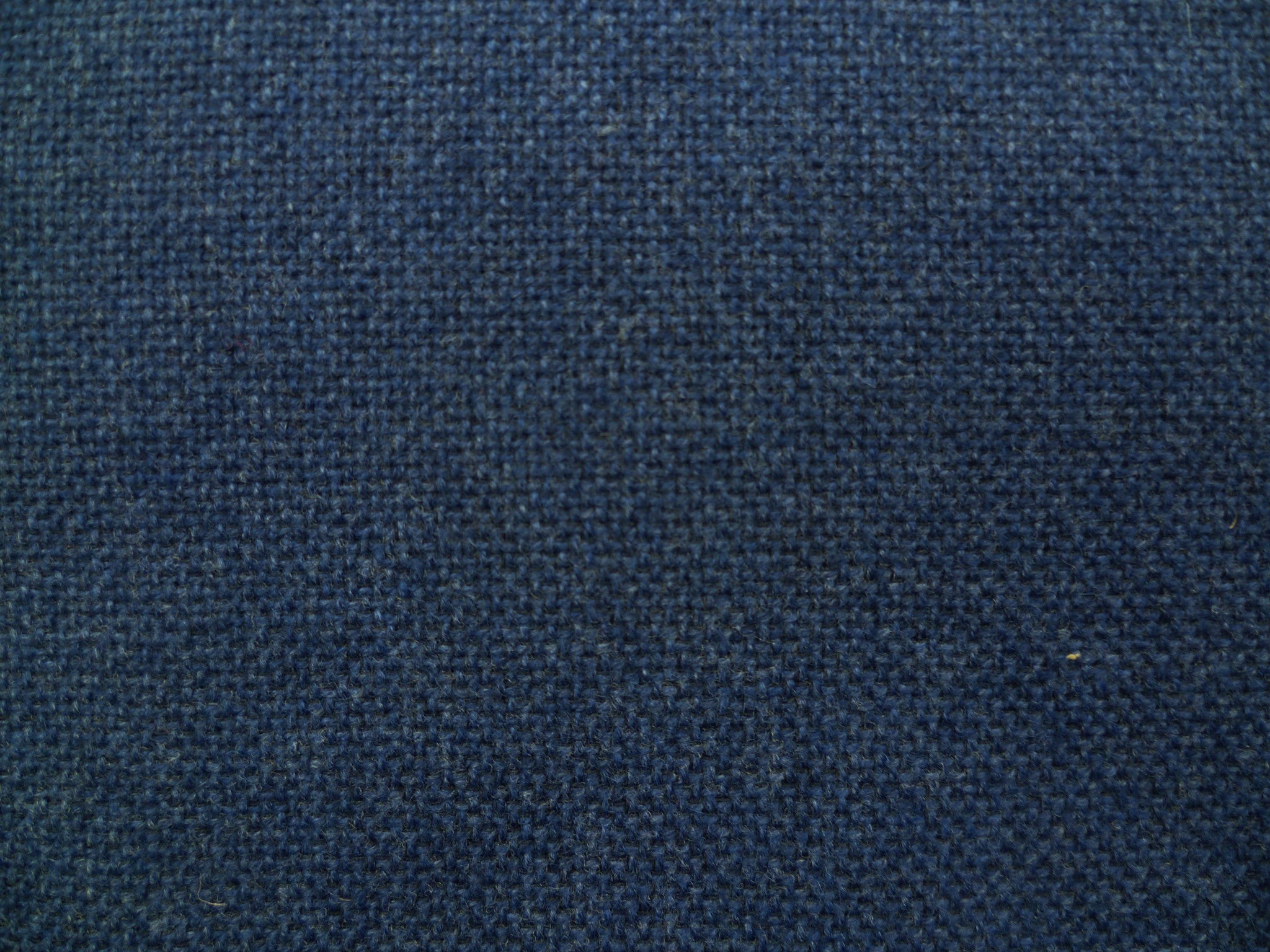 Steel Blue Basketweave Patterned Lambswool