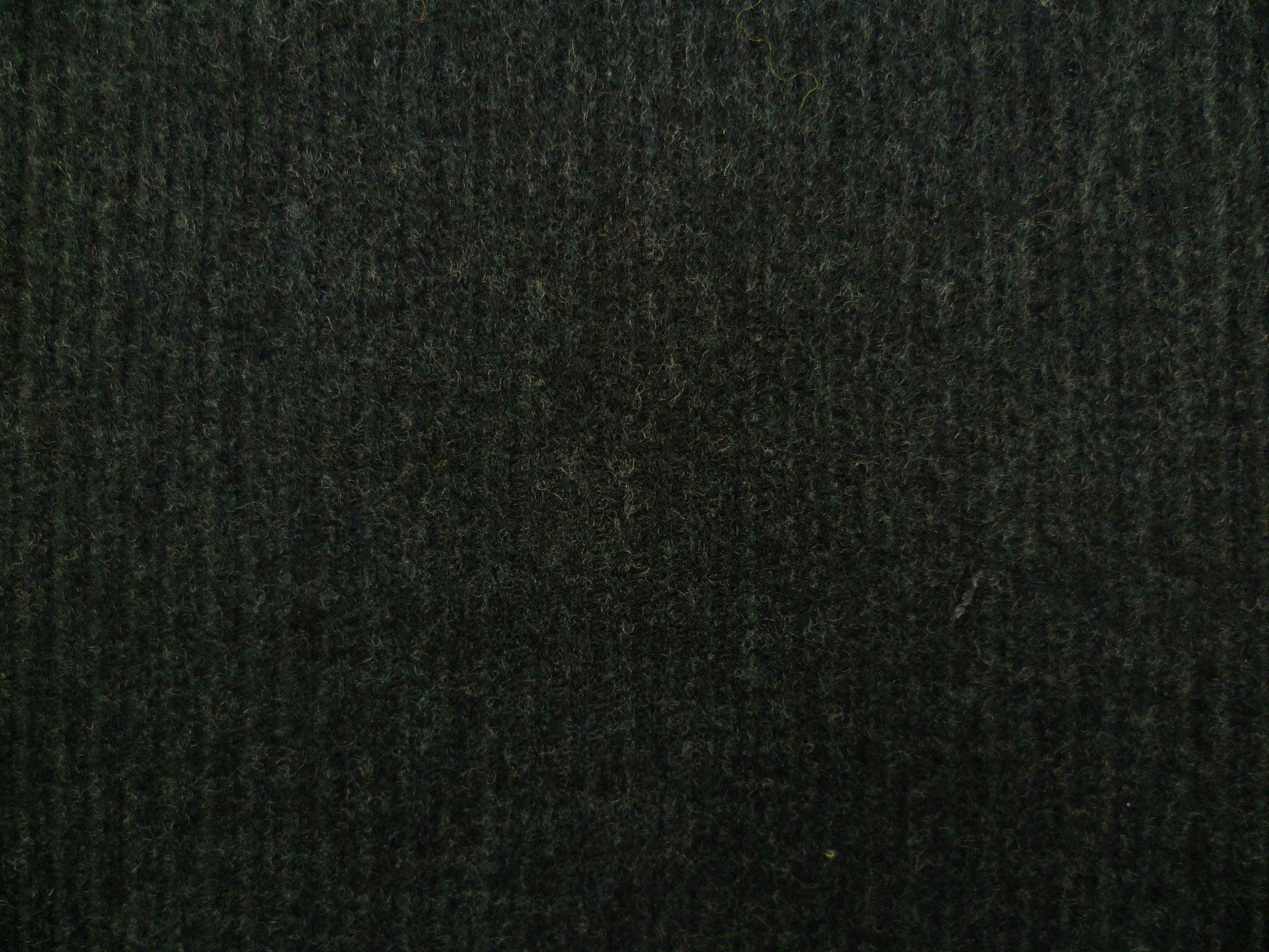 Mixed Charcoal and Bottle Green Ribbed Wool Tweed          Limited Quantity