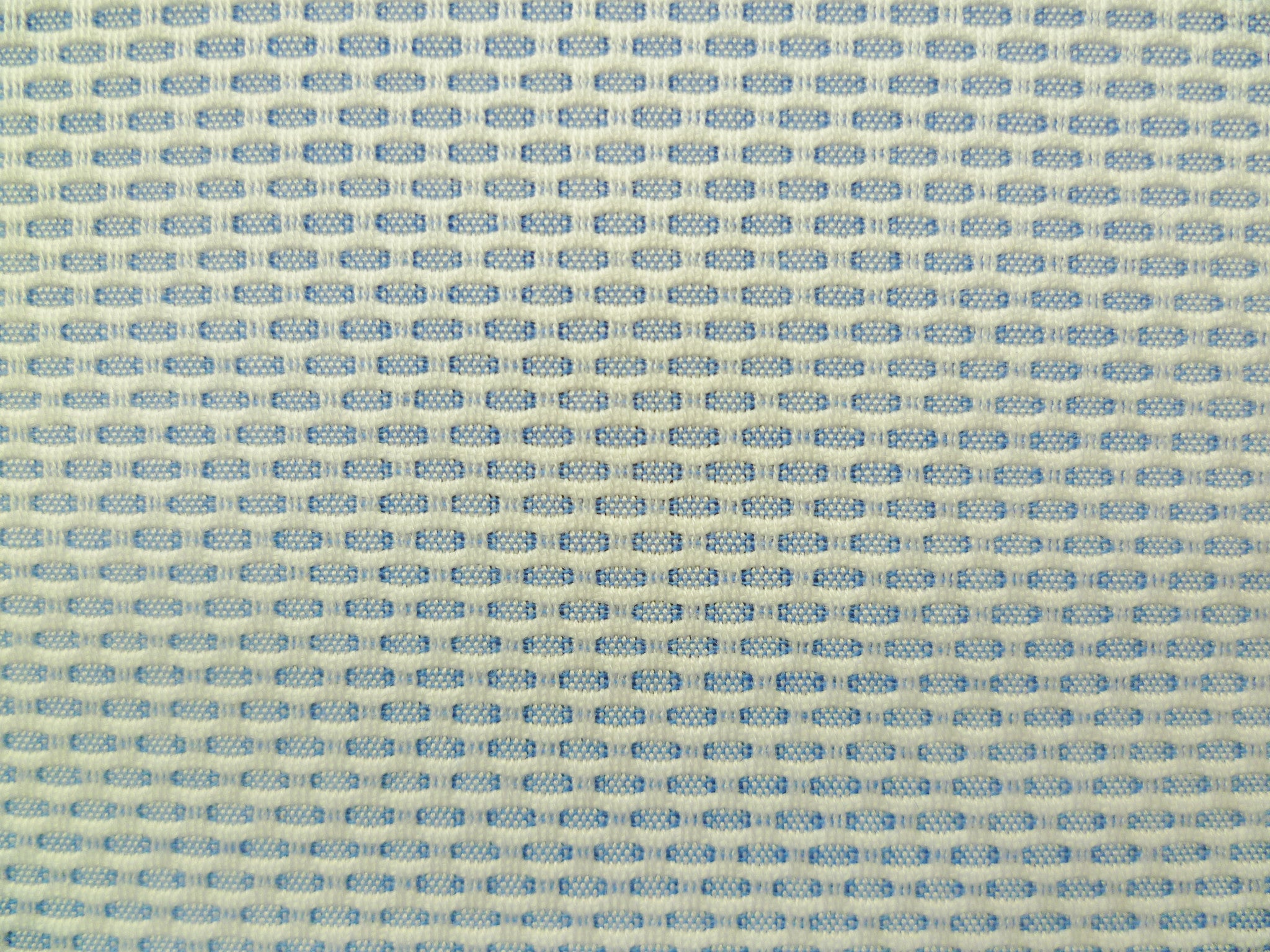 Navy, Light Grey and White Pique Cotton