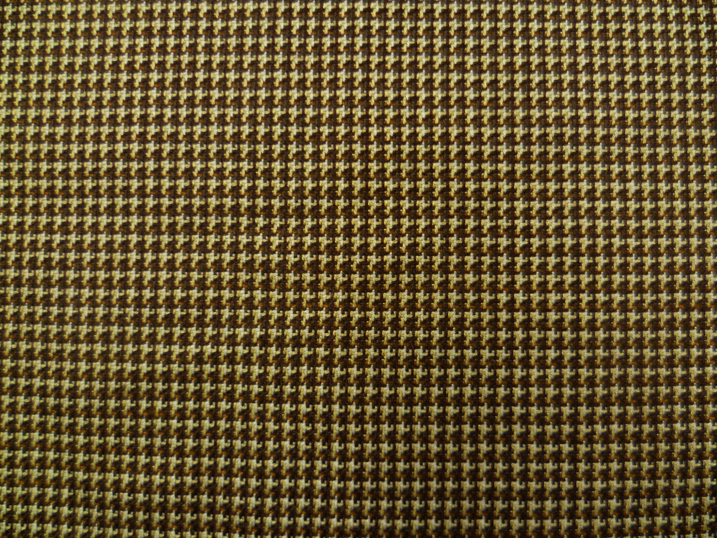 Mixed Brown, Beige and White Neatcheck Patterned Wool-Silk         special price