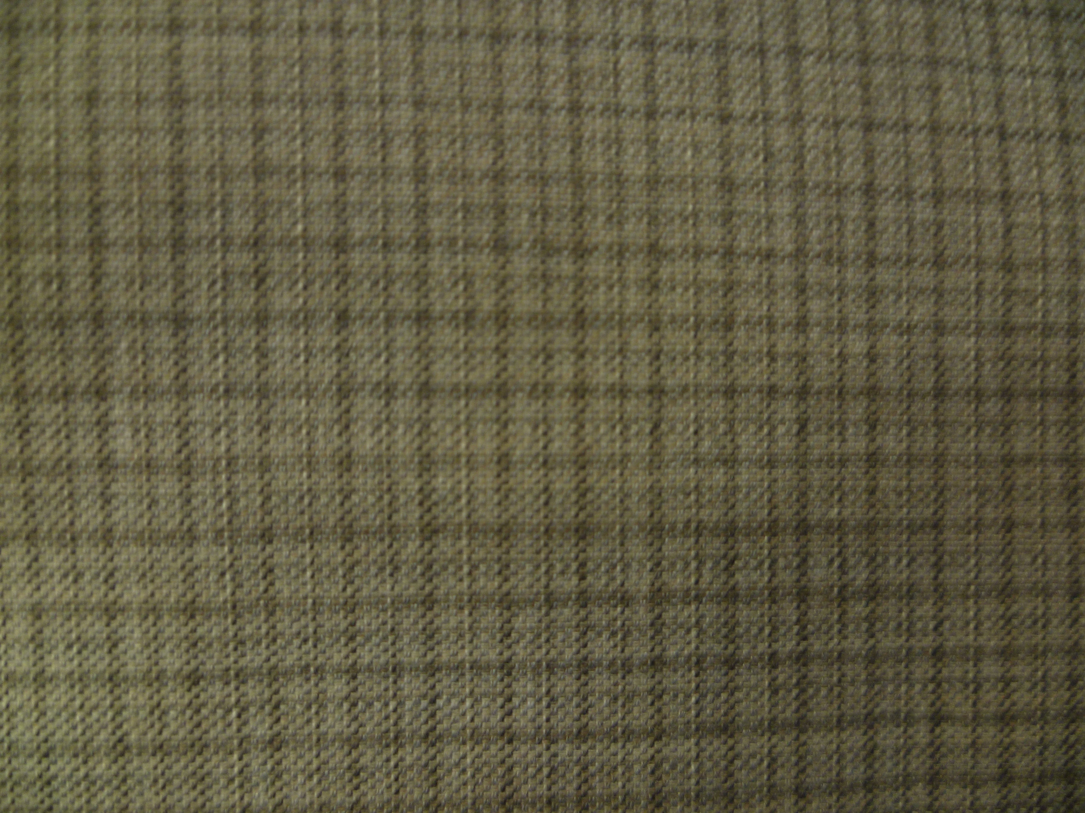 Beige Grey Check Wool Blazer Suiting