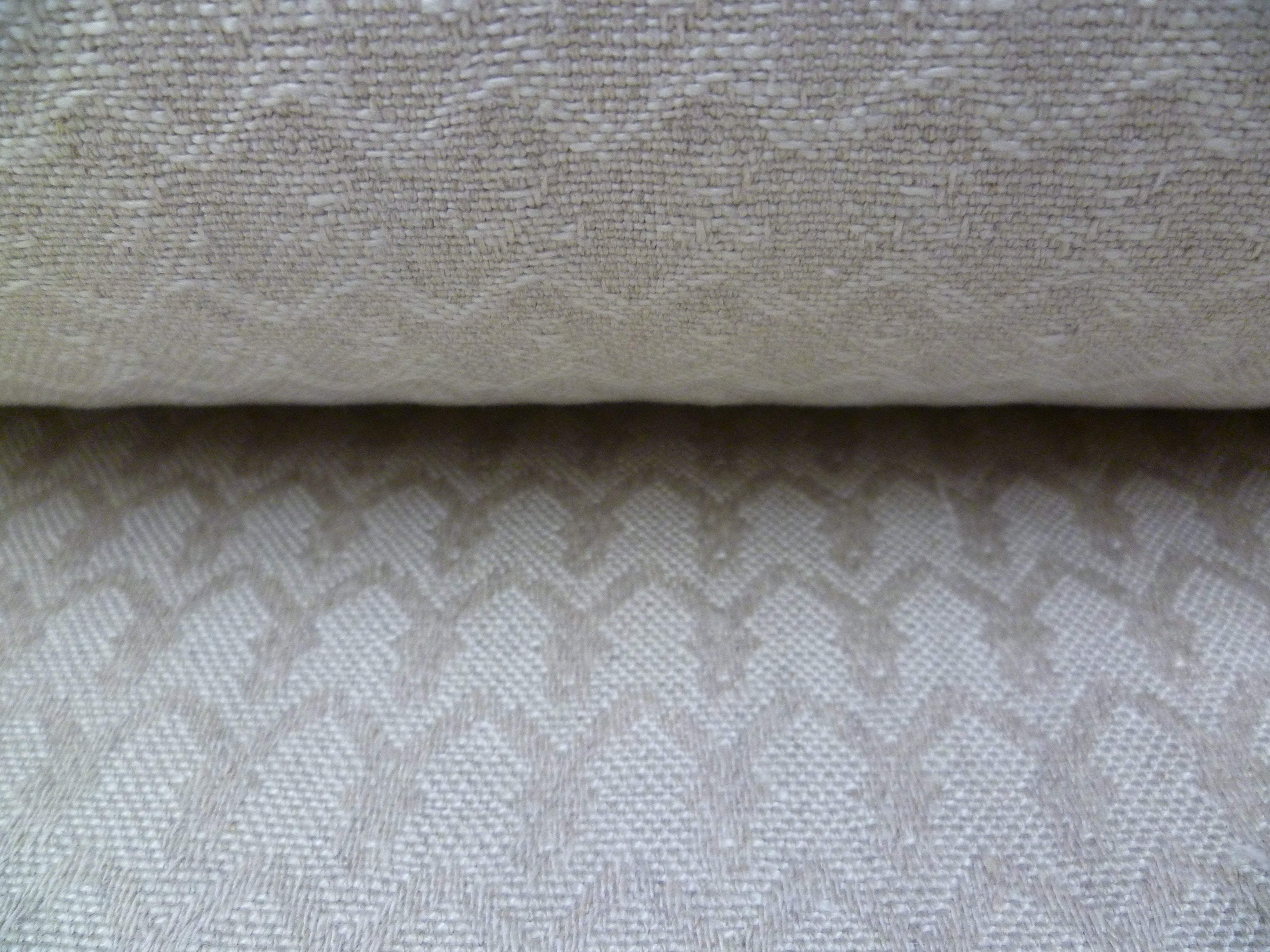 Beige Jacquard Linen Interior