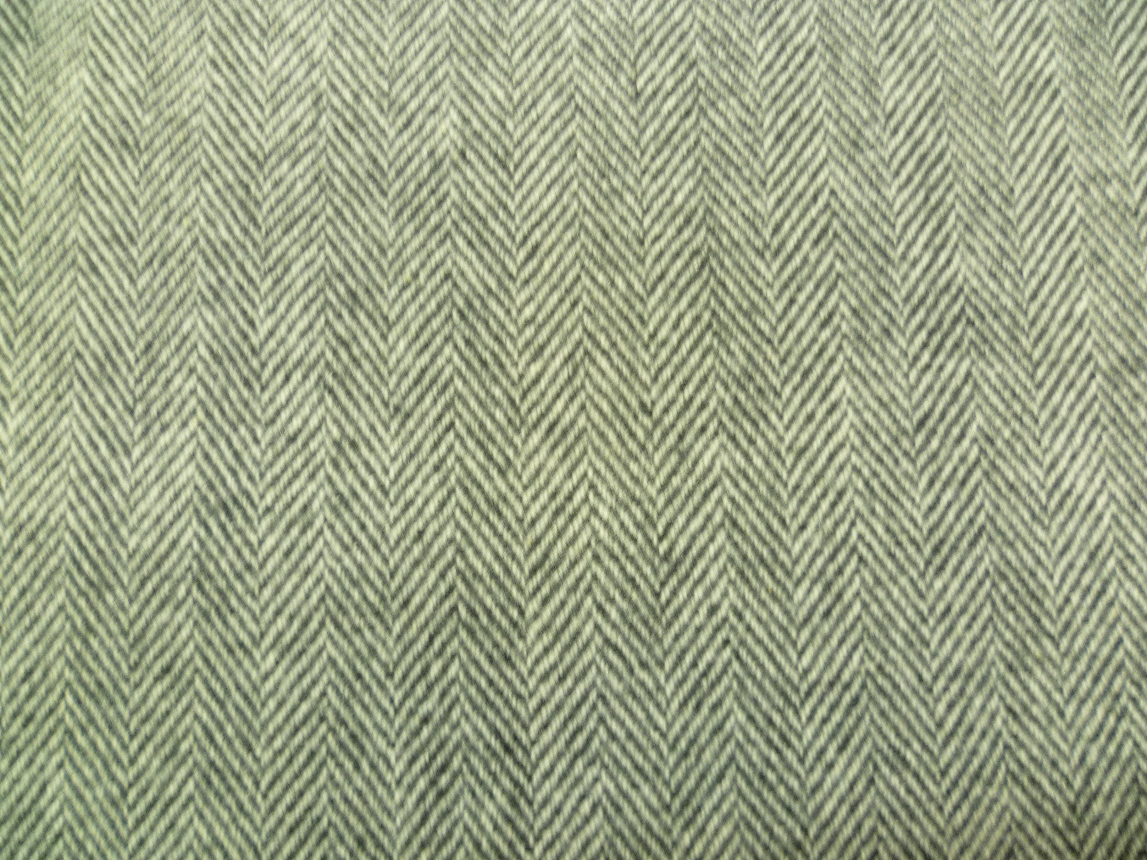 Black Grey Herringbone Coating Blazer