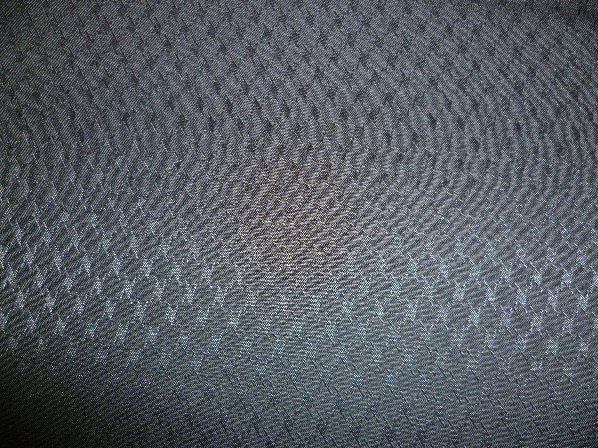 Black Tone Houndstooth Silk Wool Suiting