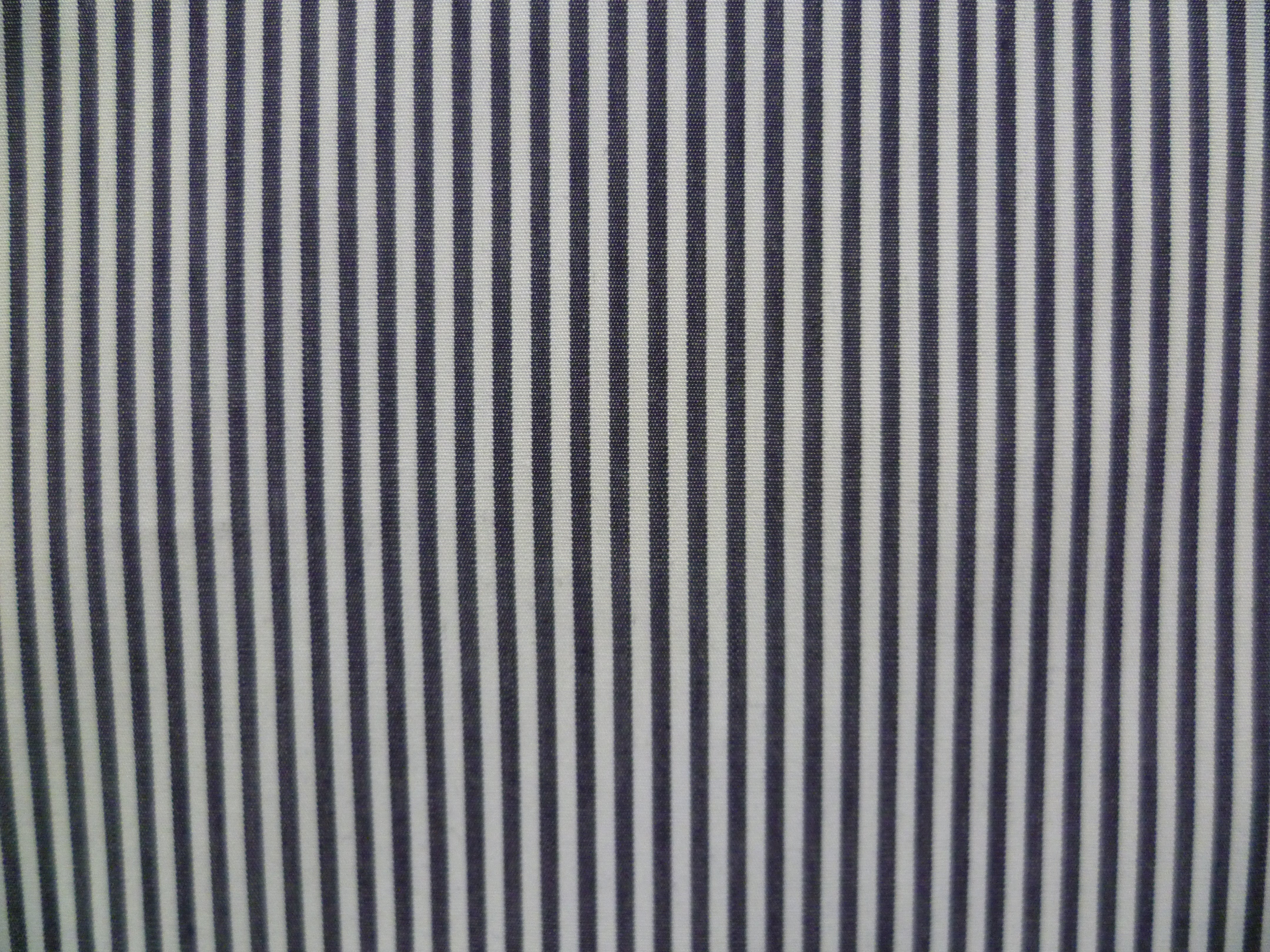 Black White Bengal Stripe Cotton Shirting