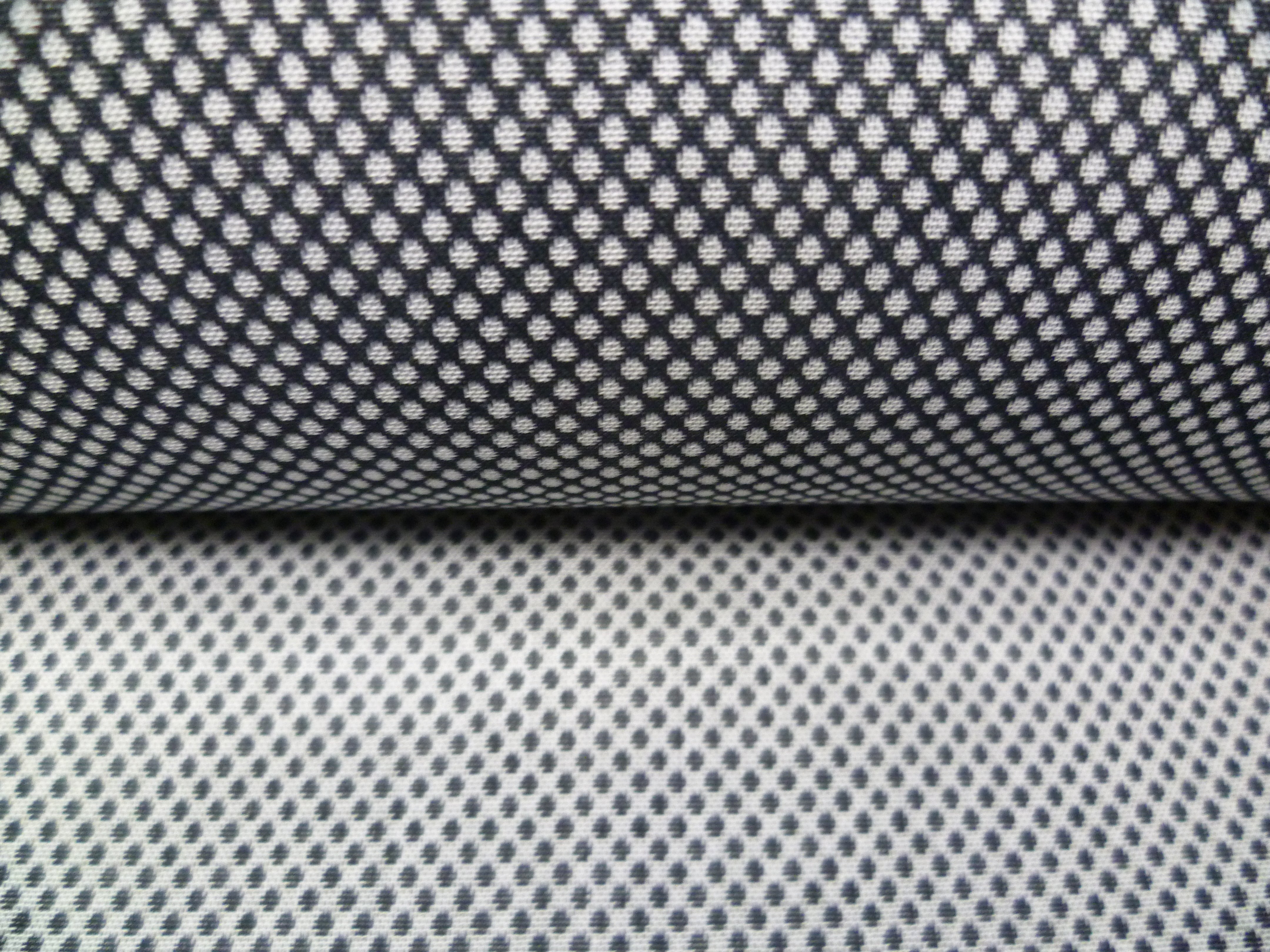  Black White Birdseye Cotton Shirting