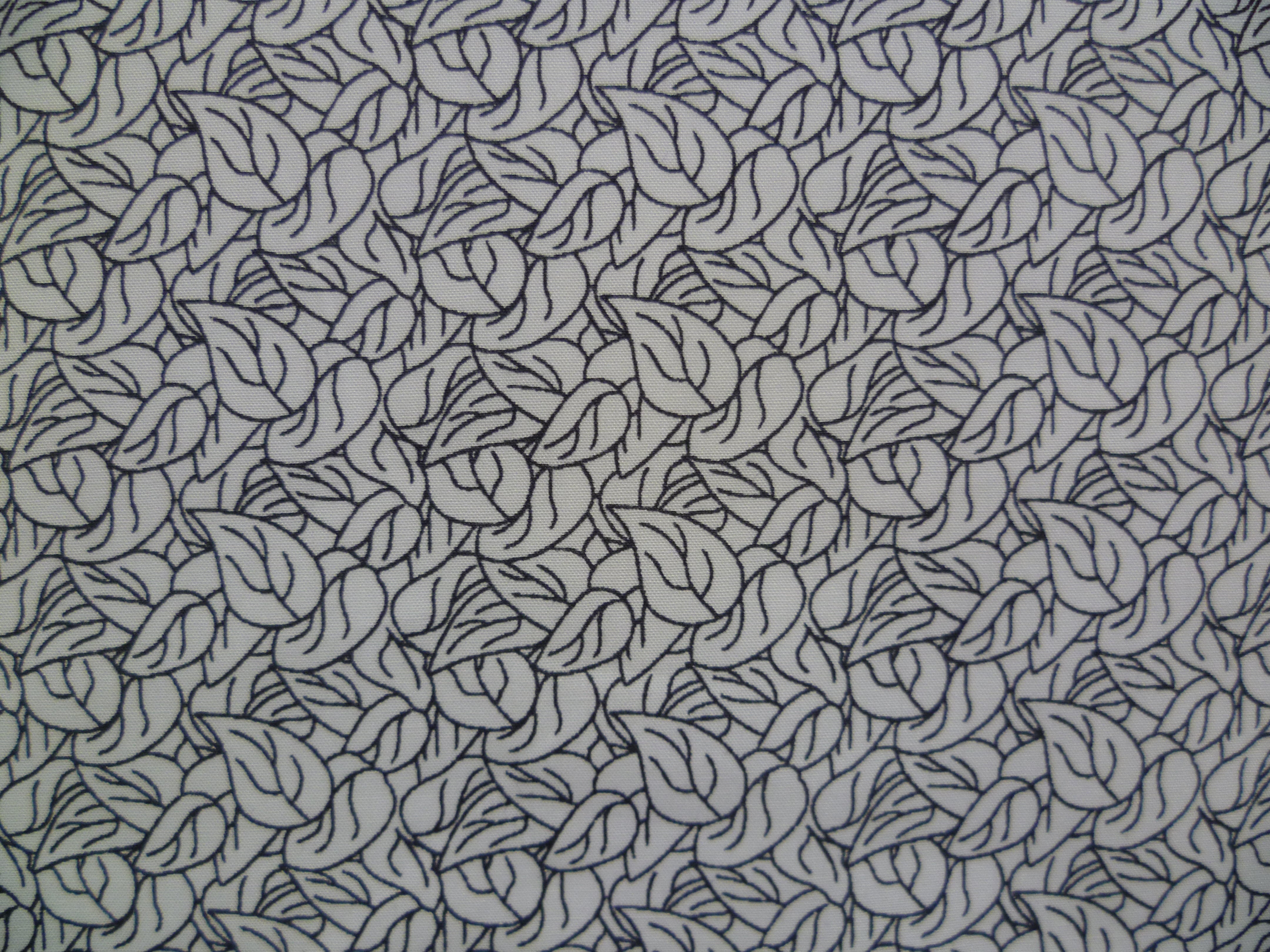 Black White Floral Cotton Shirting