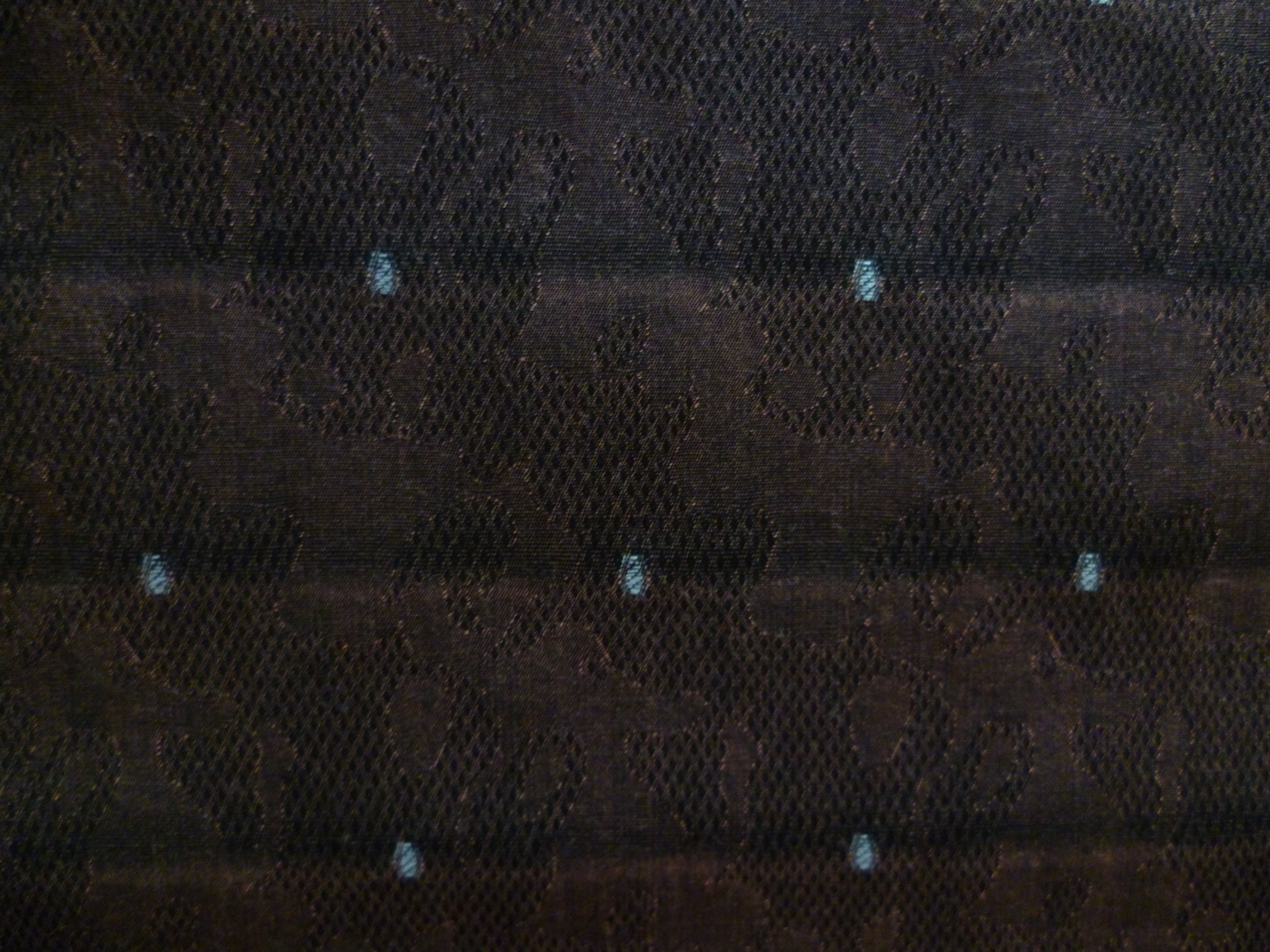 Blue Brown Pin Dot Cotton Shirting