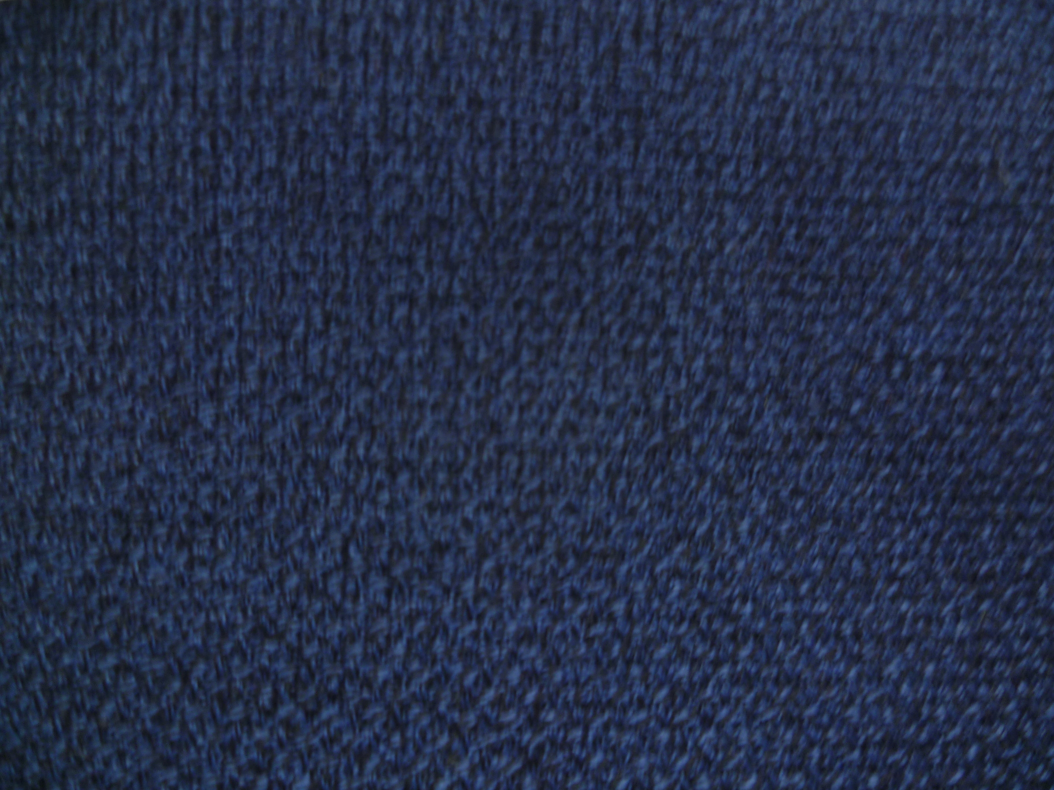 Blue Plain Worsted Wool Suiting
