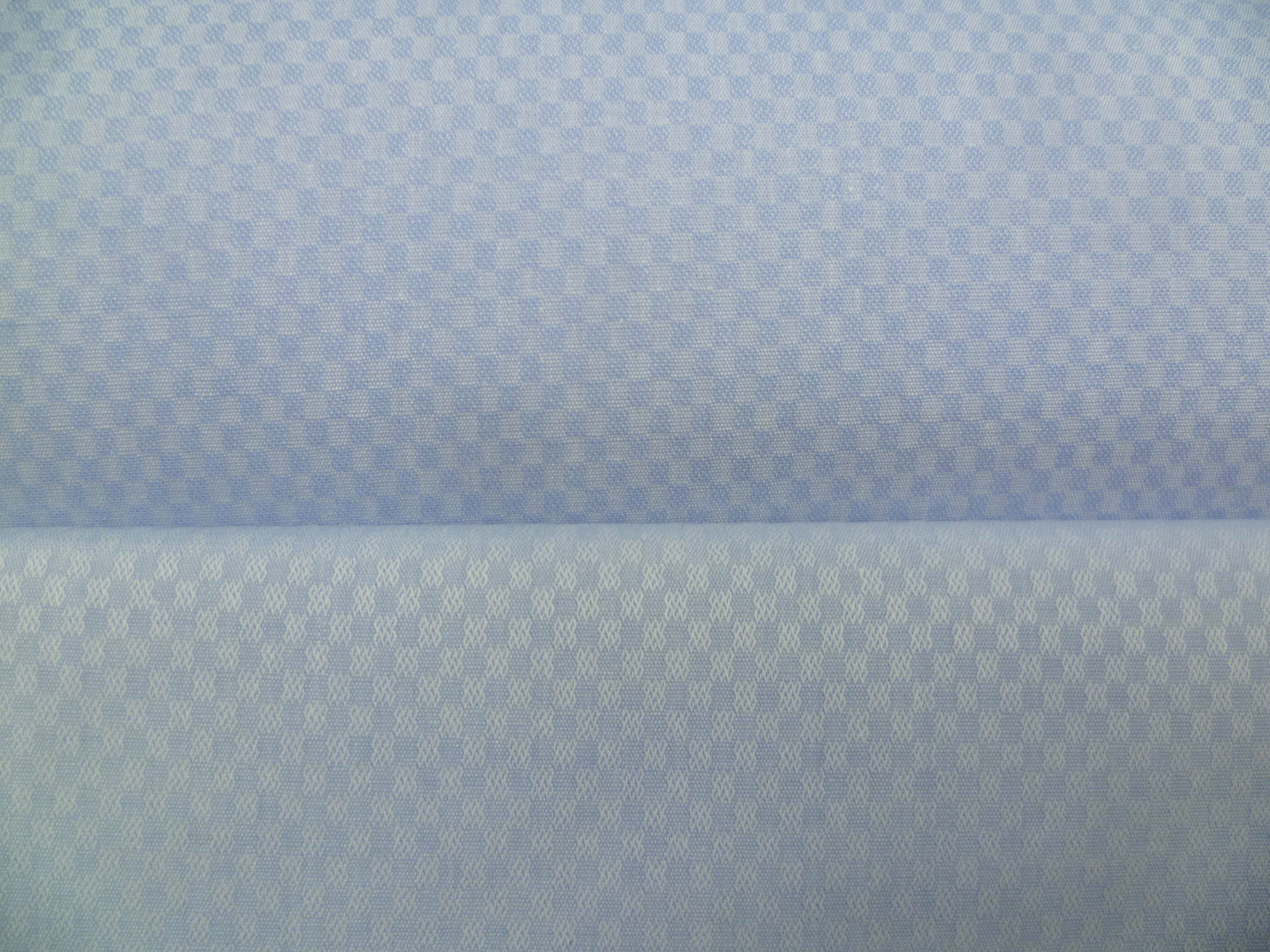 Blue Tonal Check Cotton Dresses Shirting