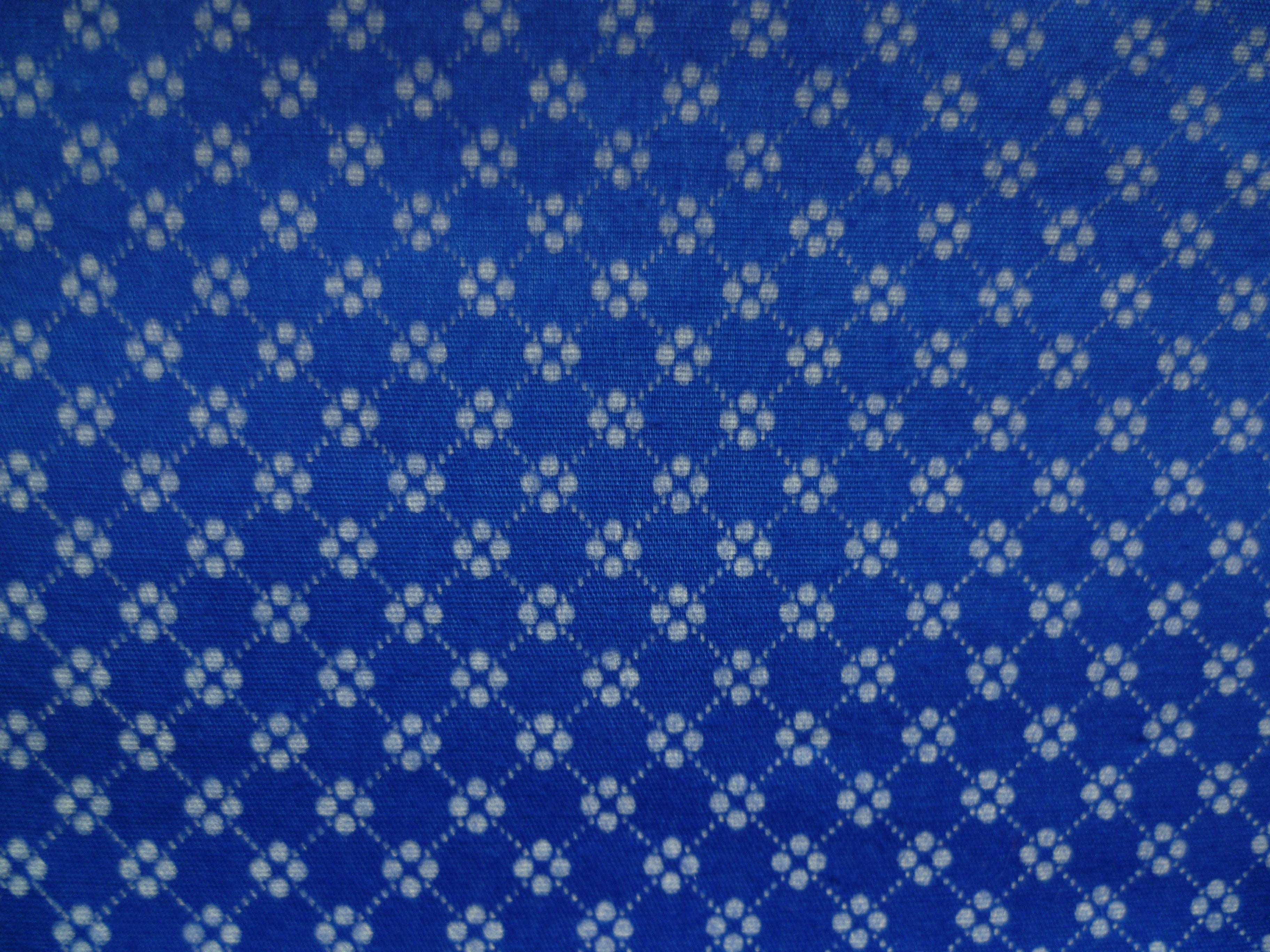 Blue Tonal Floral Cotton Shirting