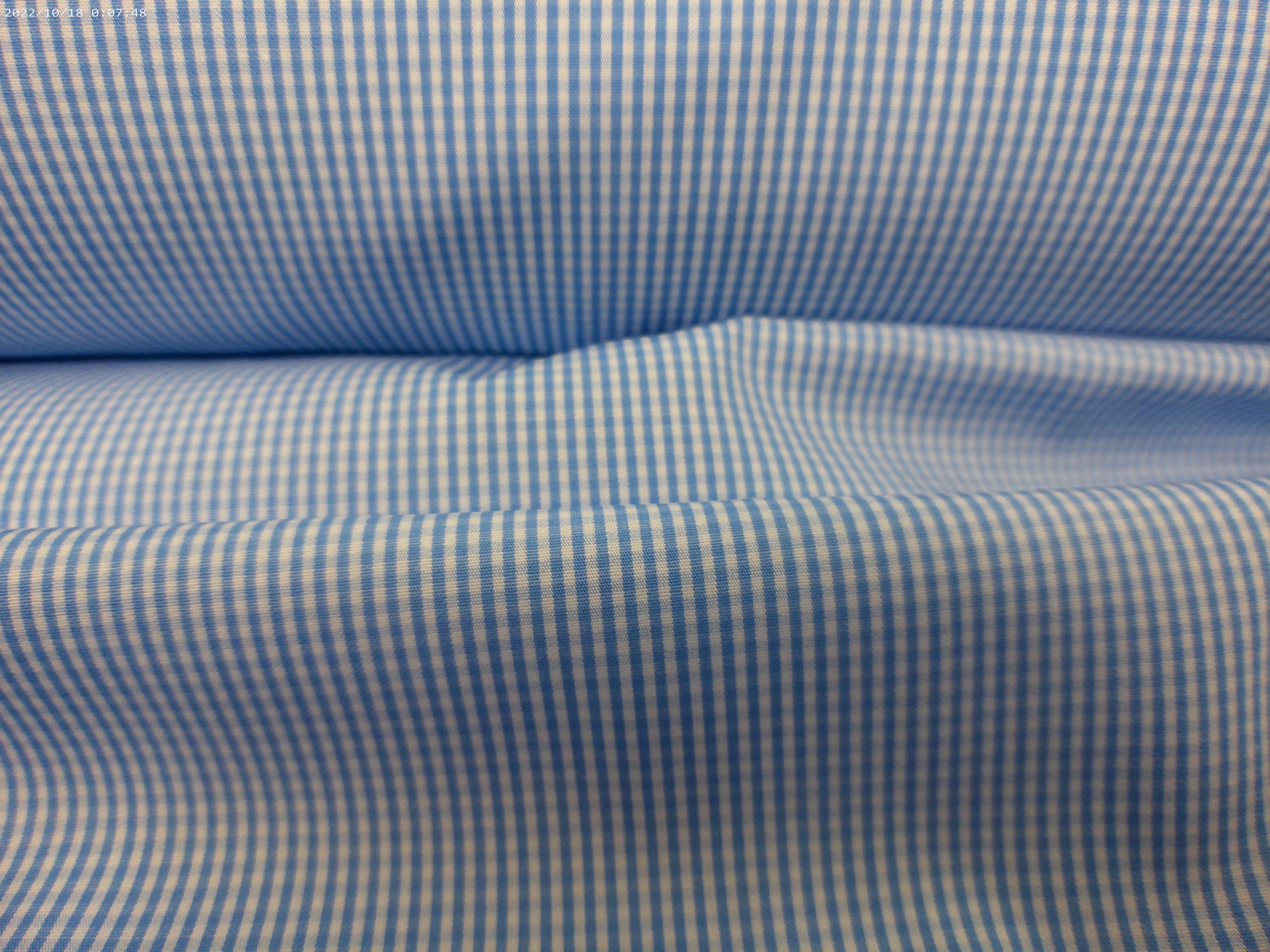 Blue White Check Cotton Dresses Shirting