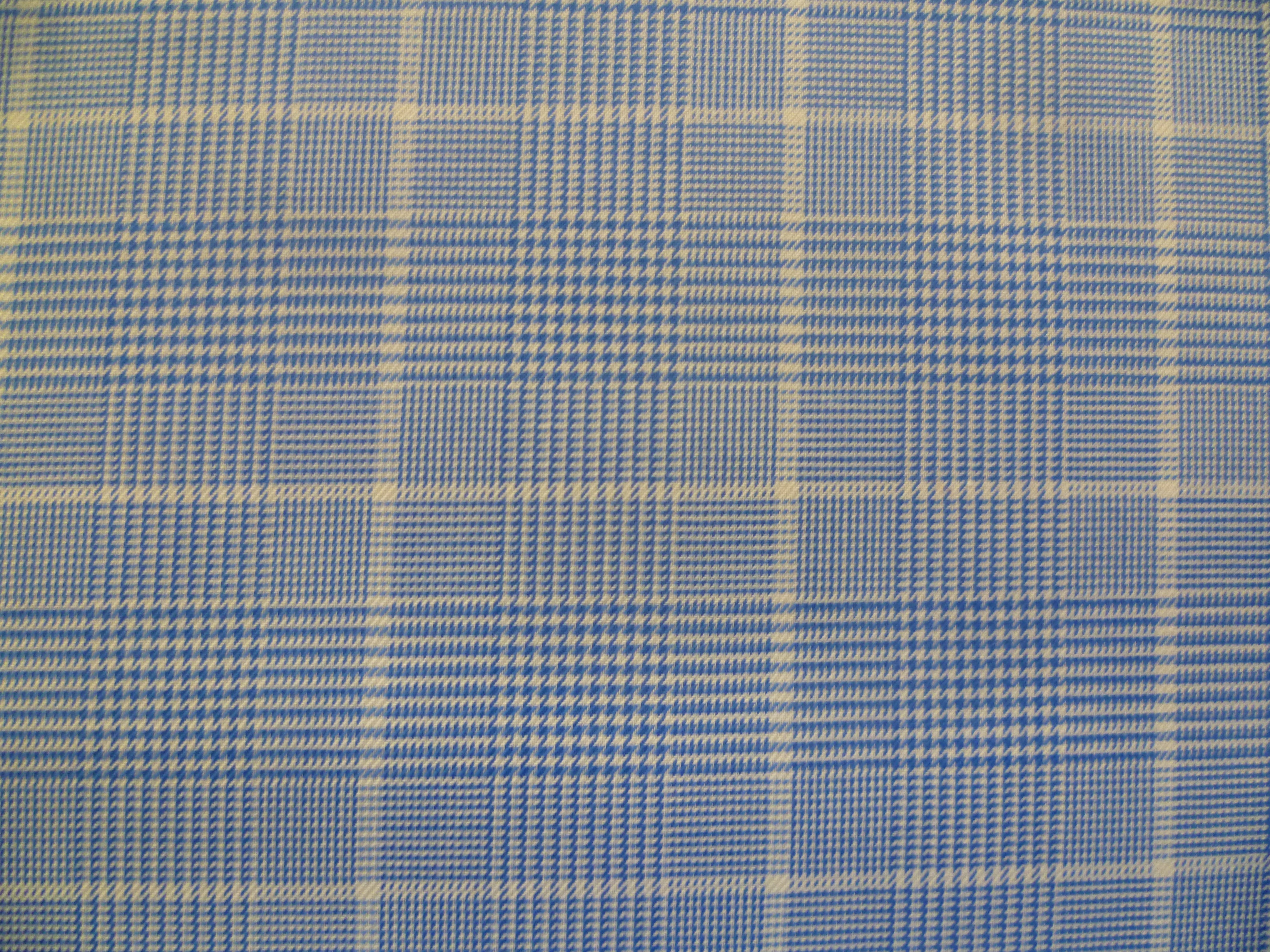 Blue White Check Cotton Dresses Shirting