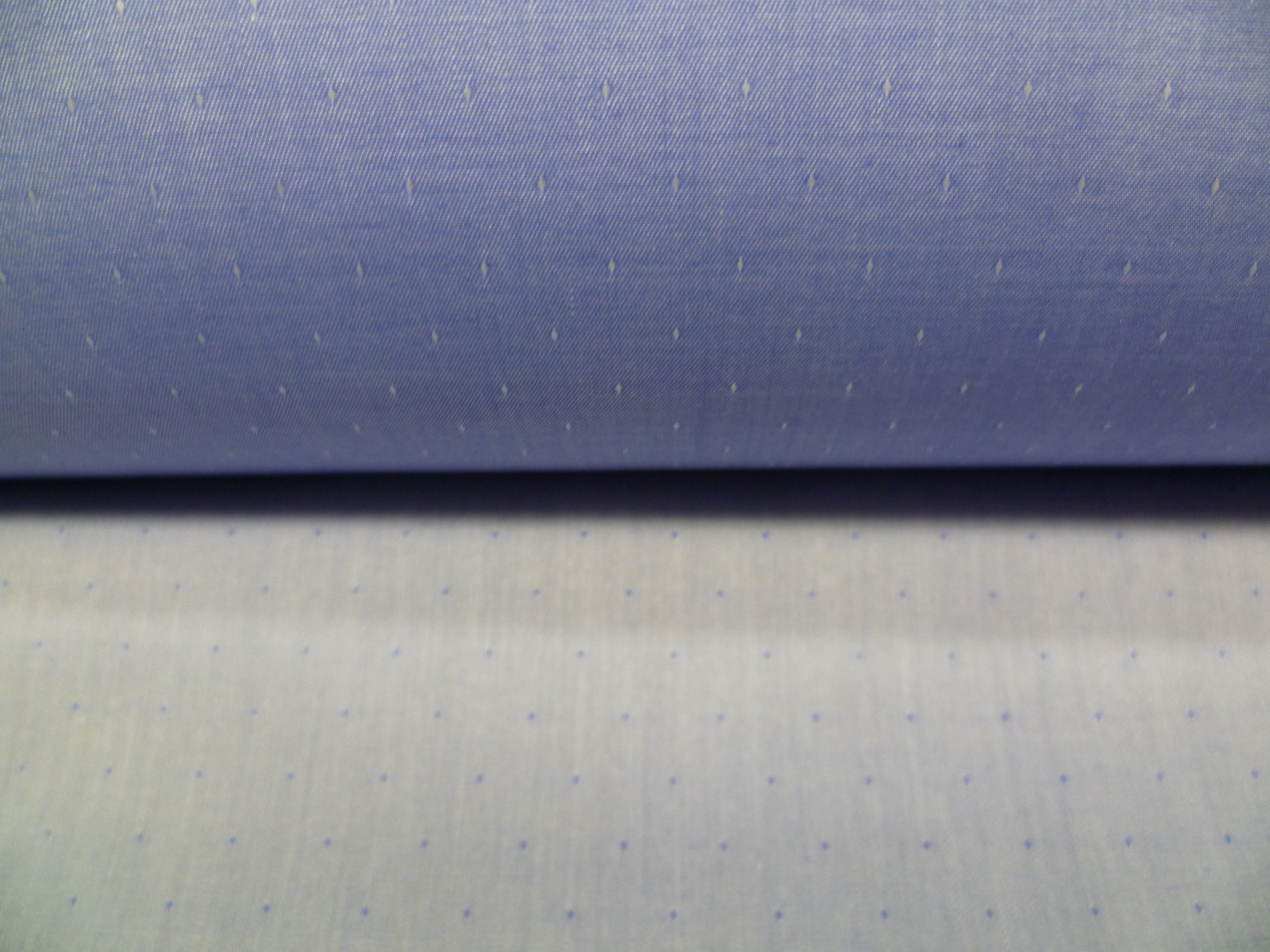 Blue White Pin Dot Cotton Dresses Shirting