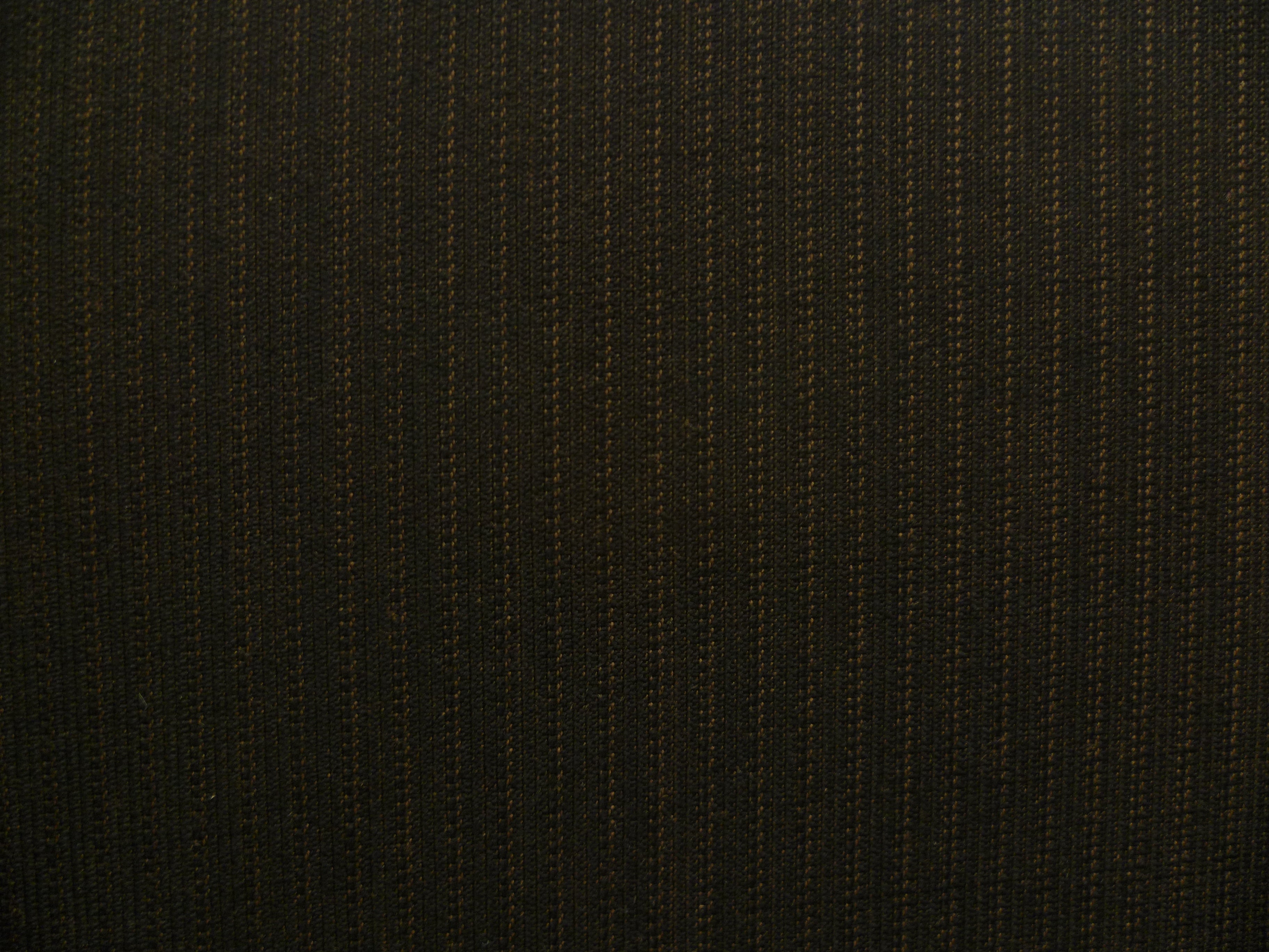 Brown Gold Stripe Worsted Wool Suiting