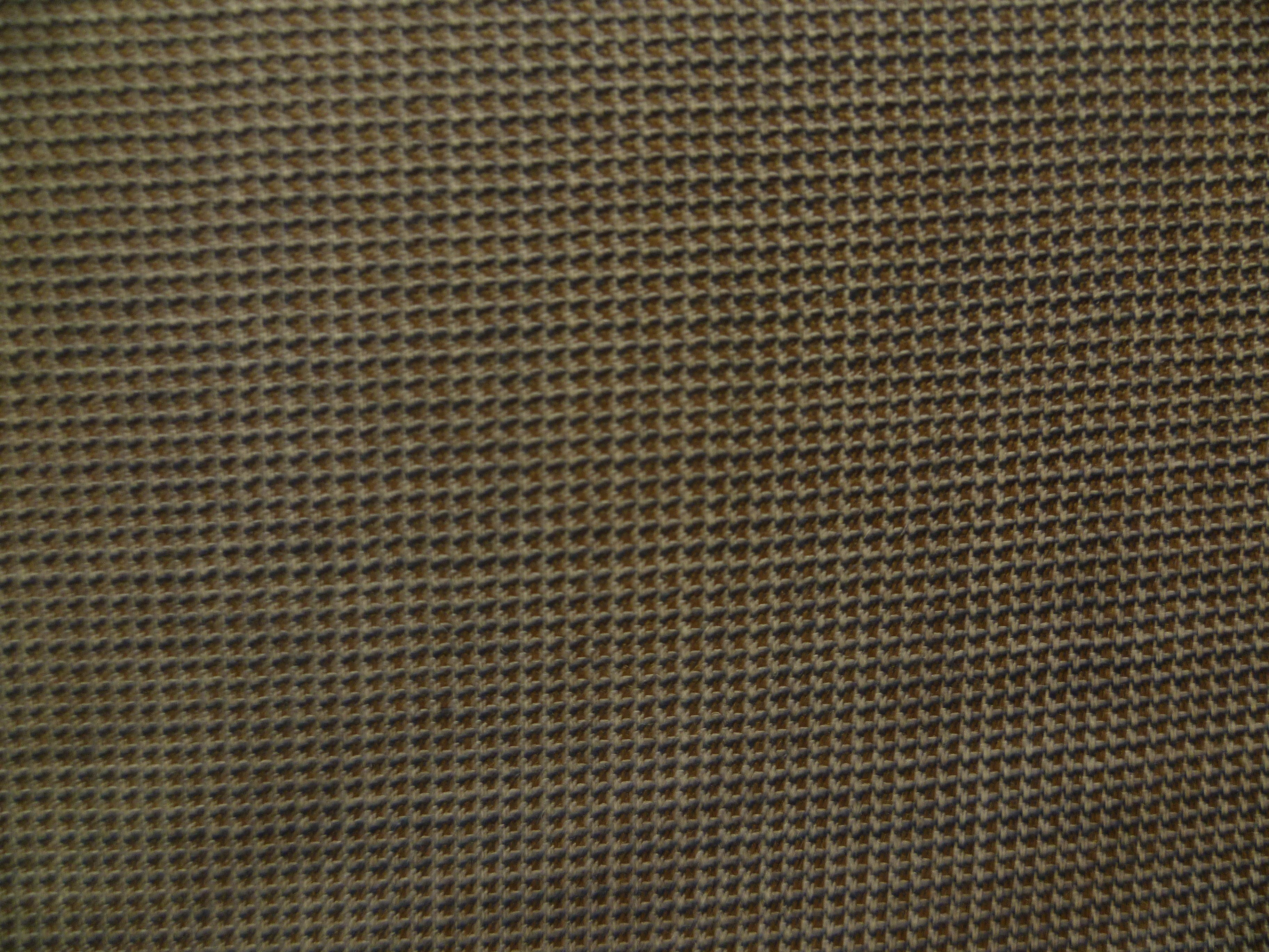 Brown Grey Plain Worsted Wool Suiting