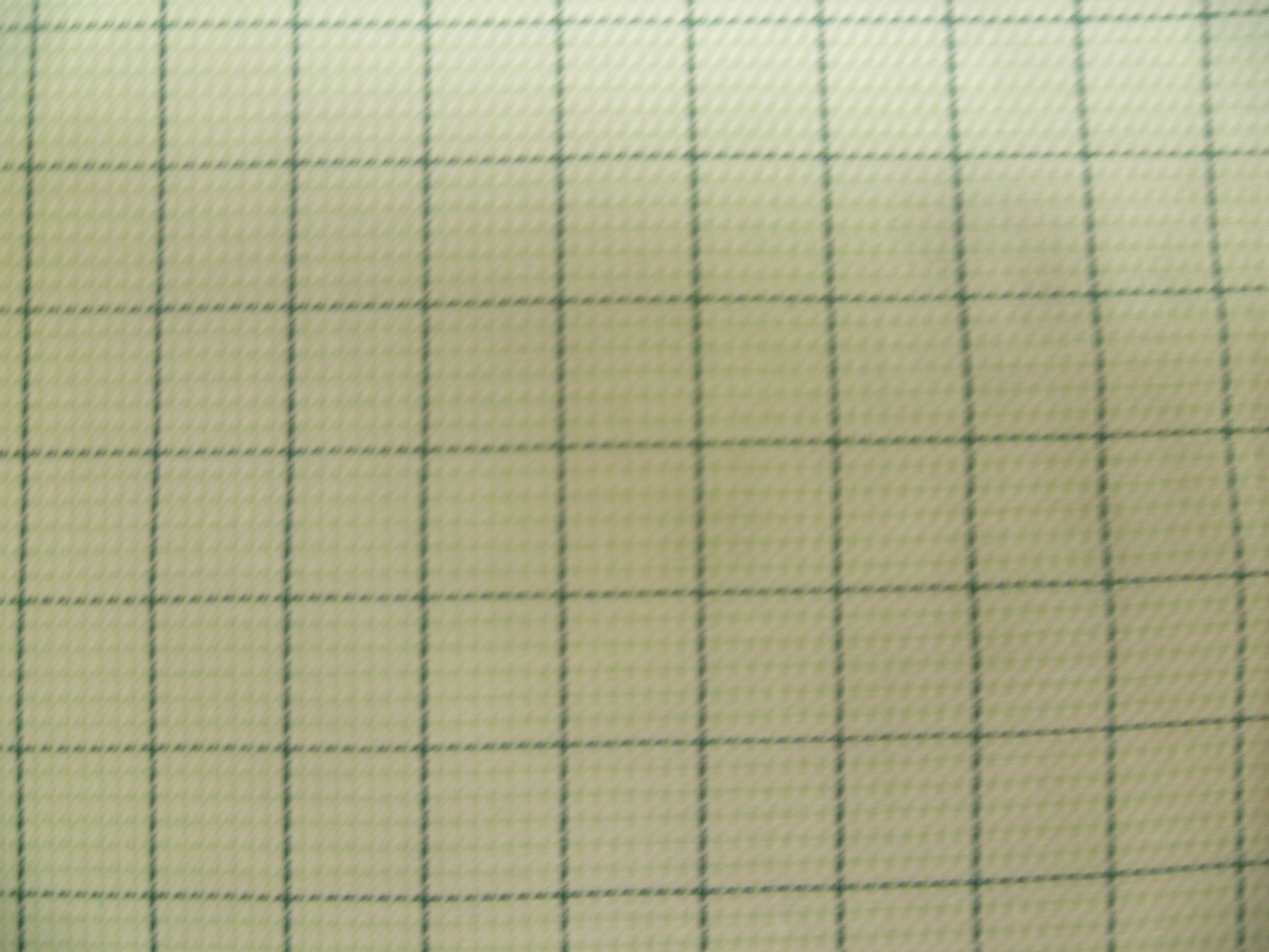 Cream Green Check Cotton Shirting