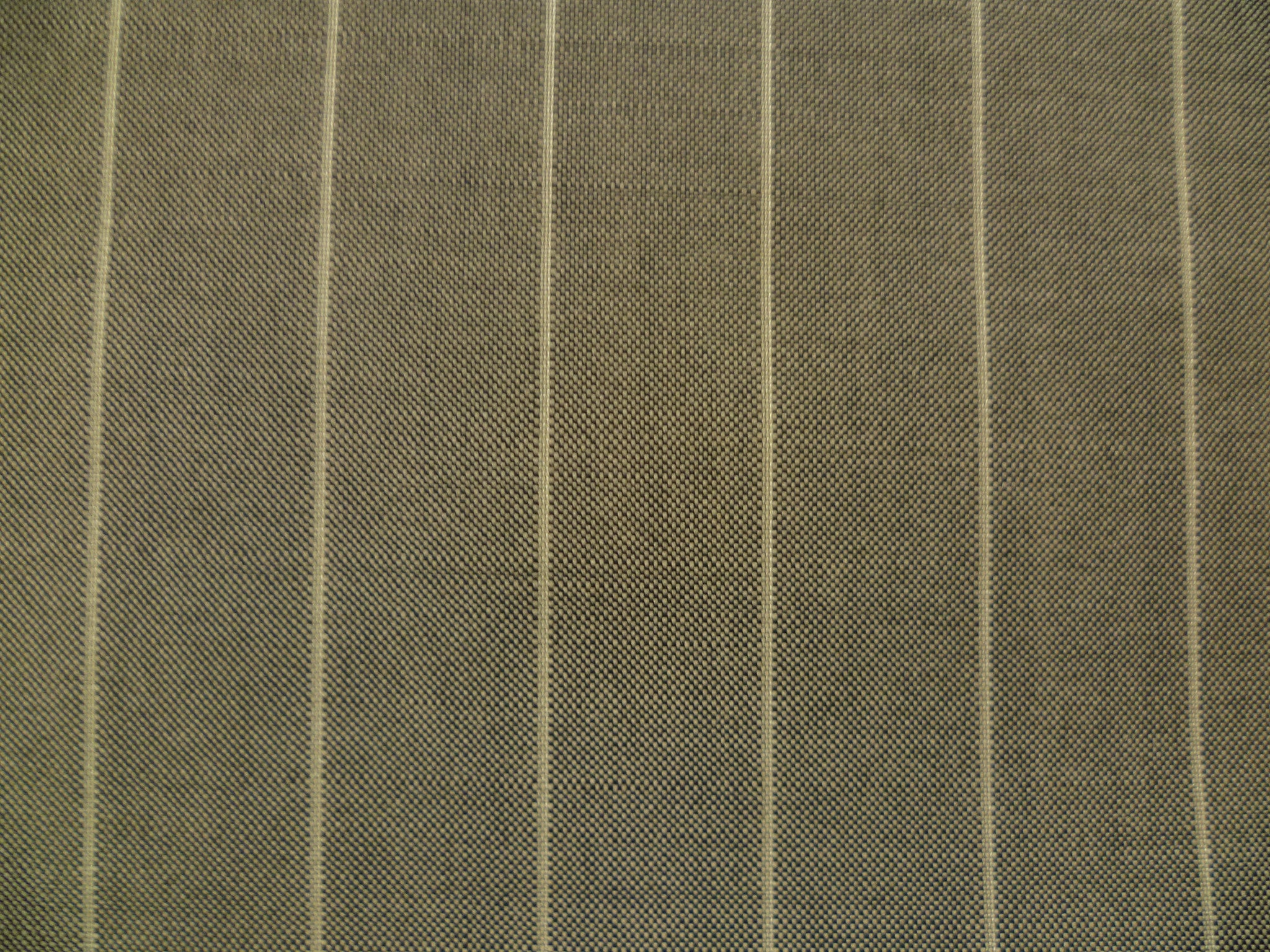 Cream Grey Stripe Wool Suiting