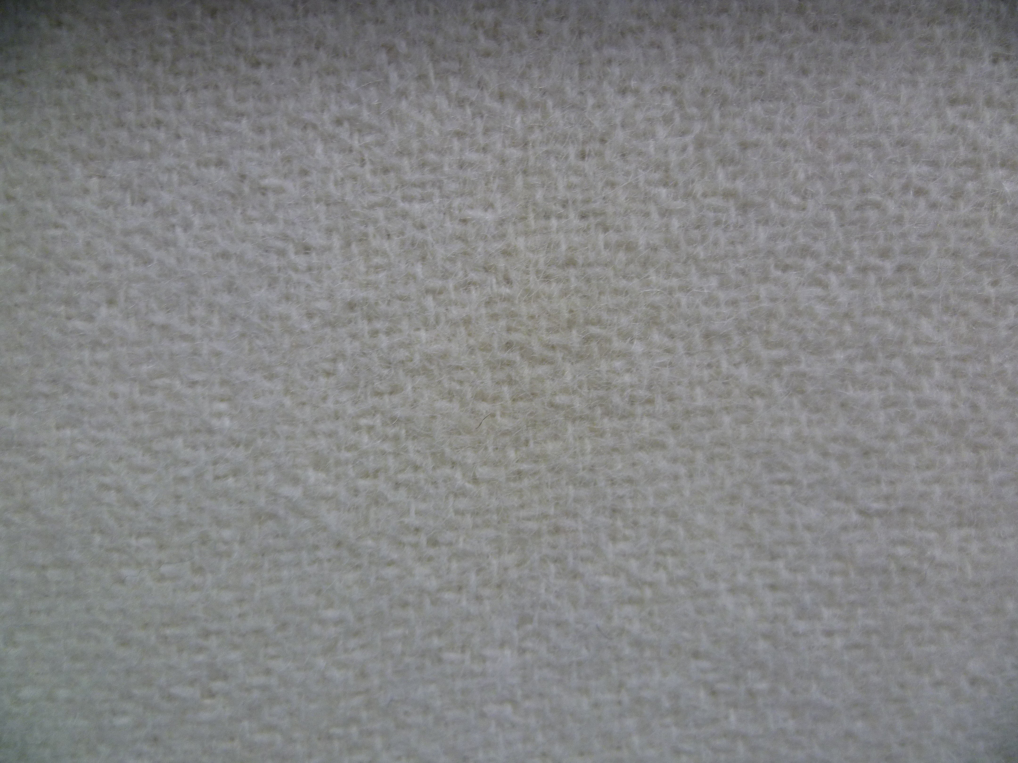 Cream Plain Wool Coating
