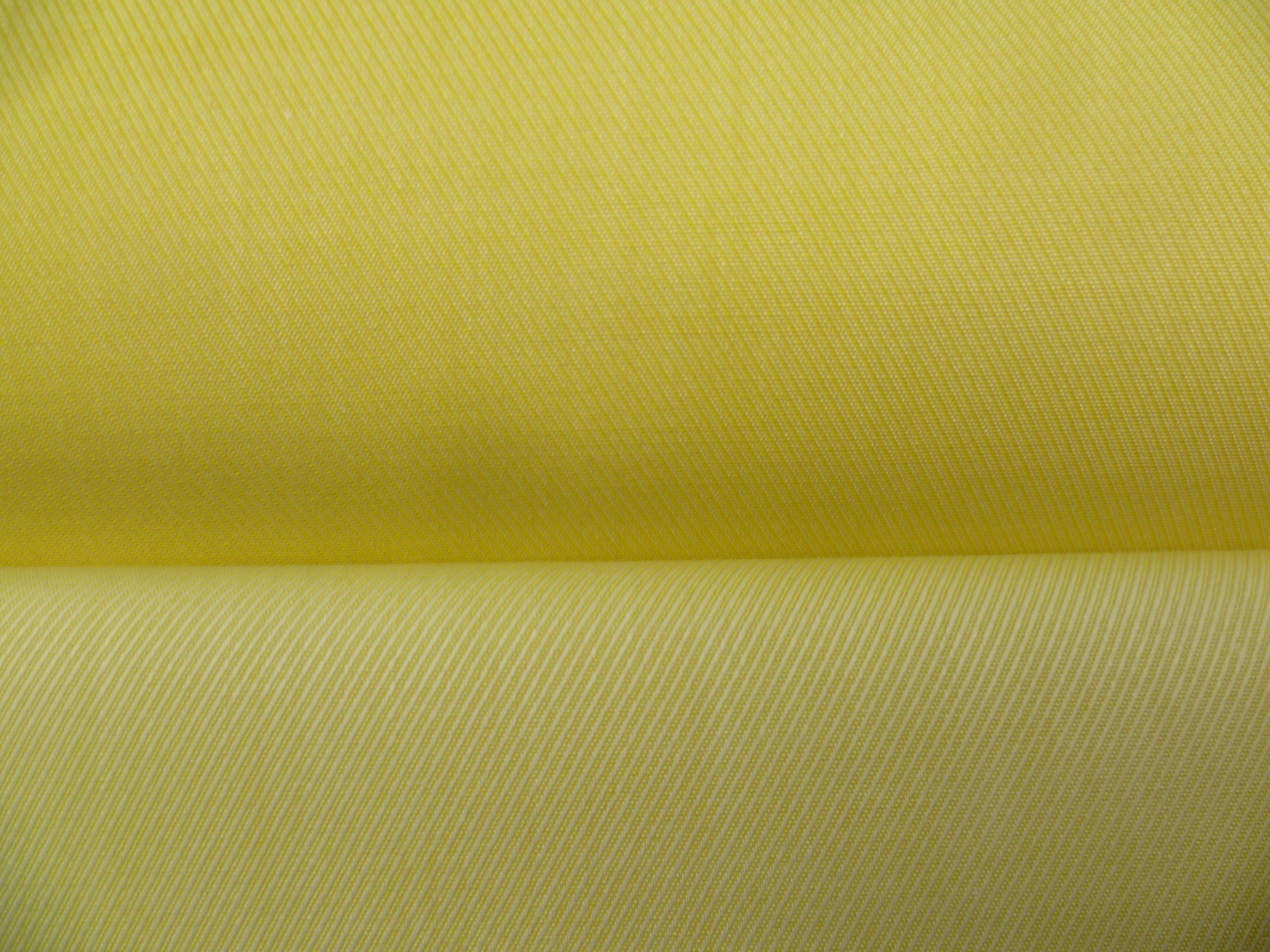Daffodil Yellow Plain Cotton Shirting