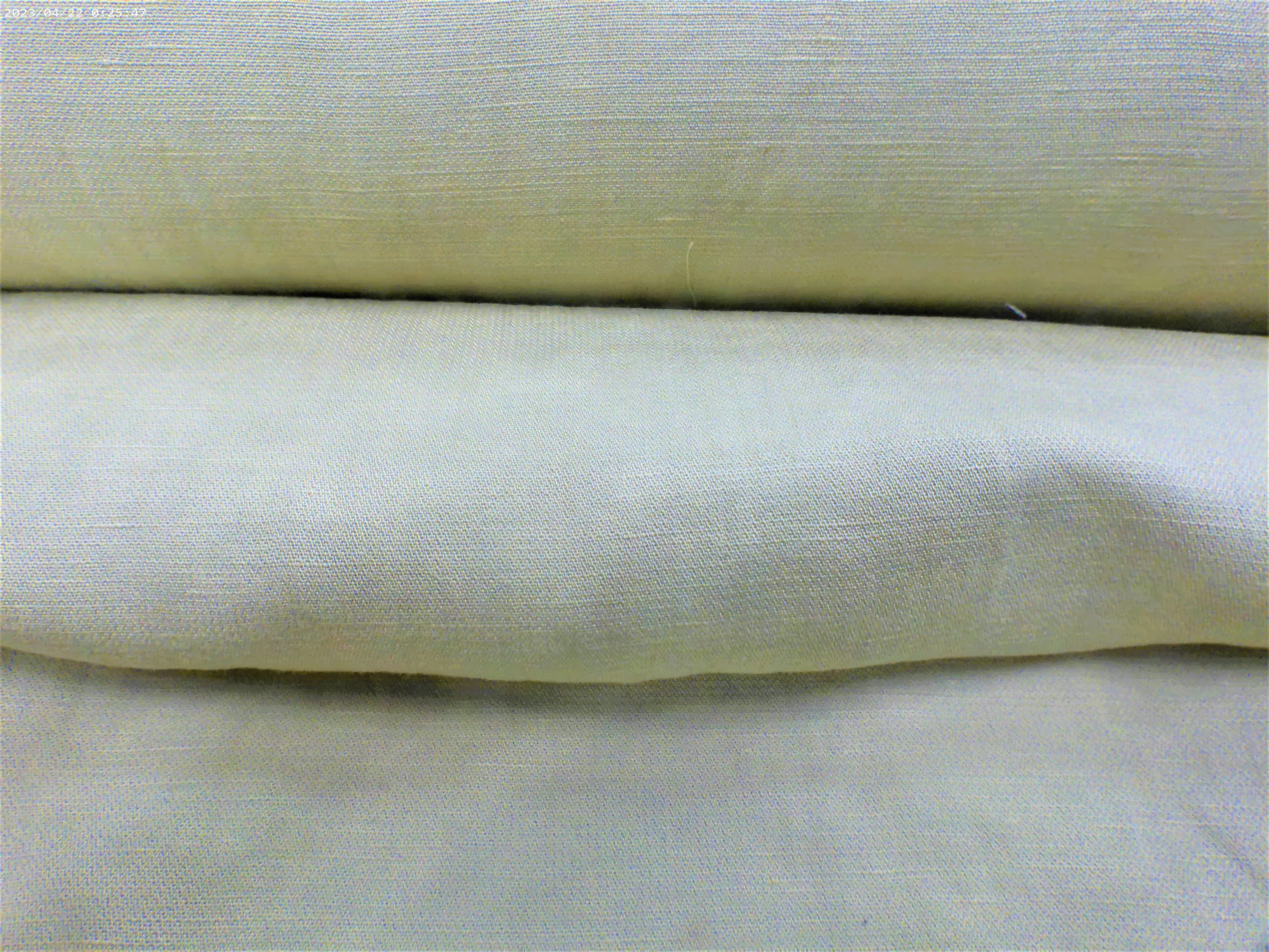 Dark Beige Plain Silk Linen Suiting