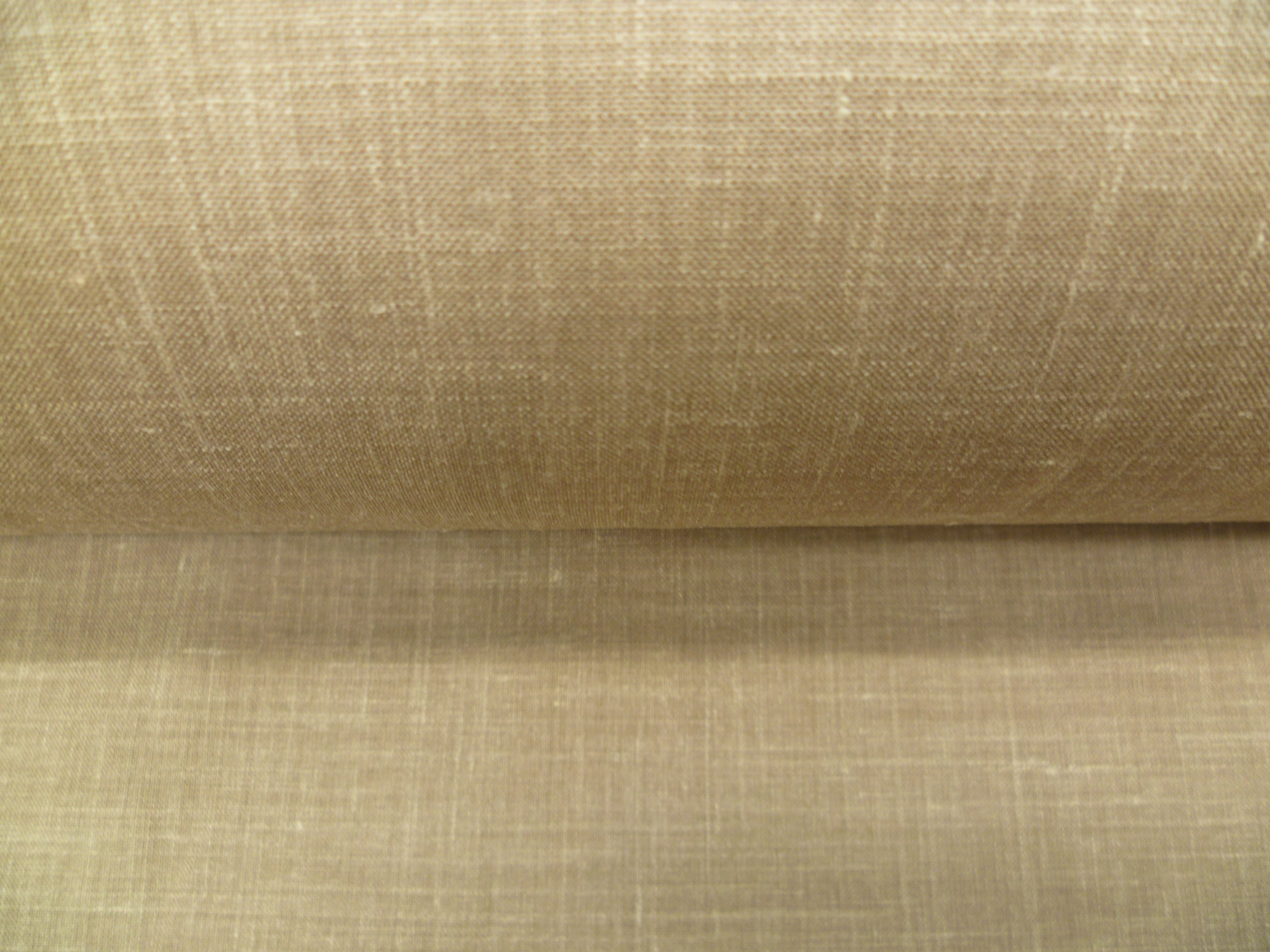 Dark Taupe Plain Linen Shirting