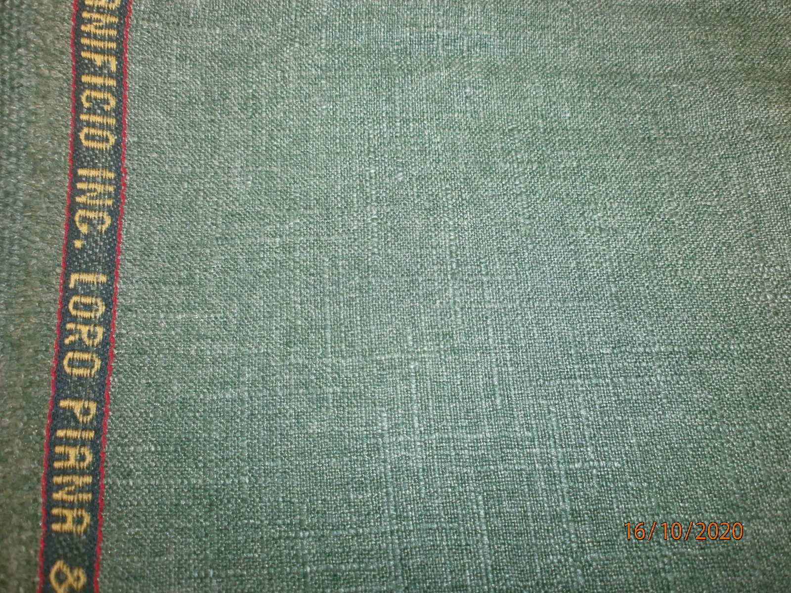 Forest Green Plain Cashmere Silk Blazer Suiting