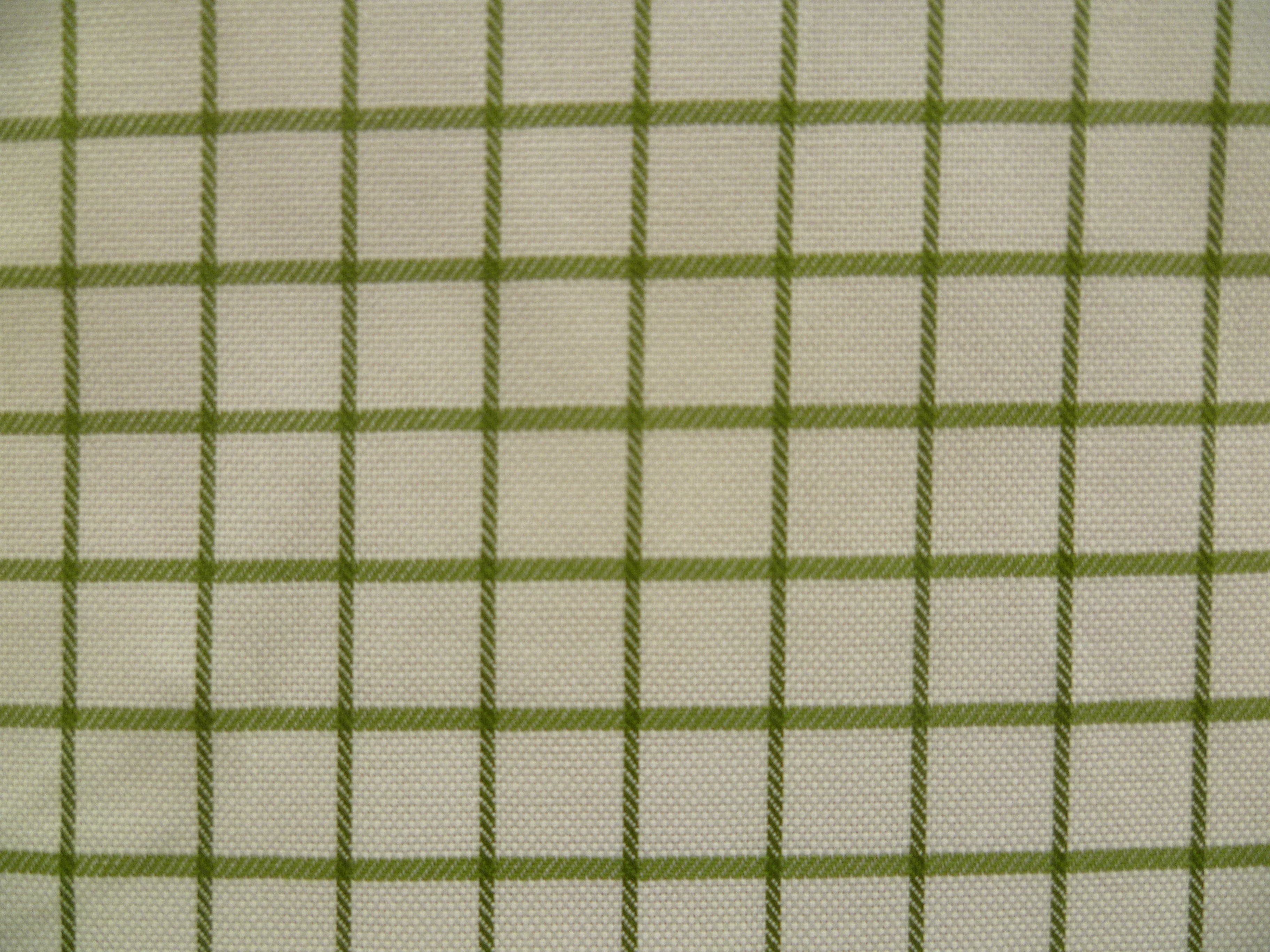 Forest Green White Check Cotton Shirting