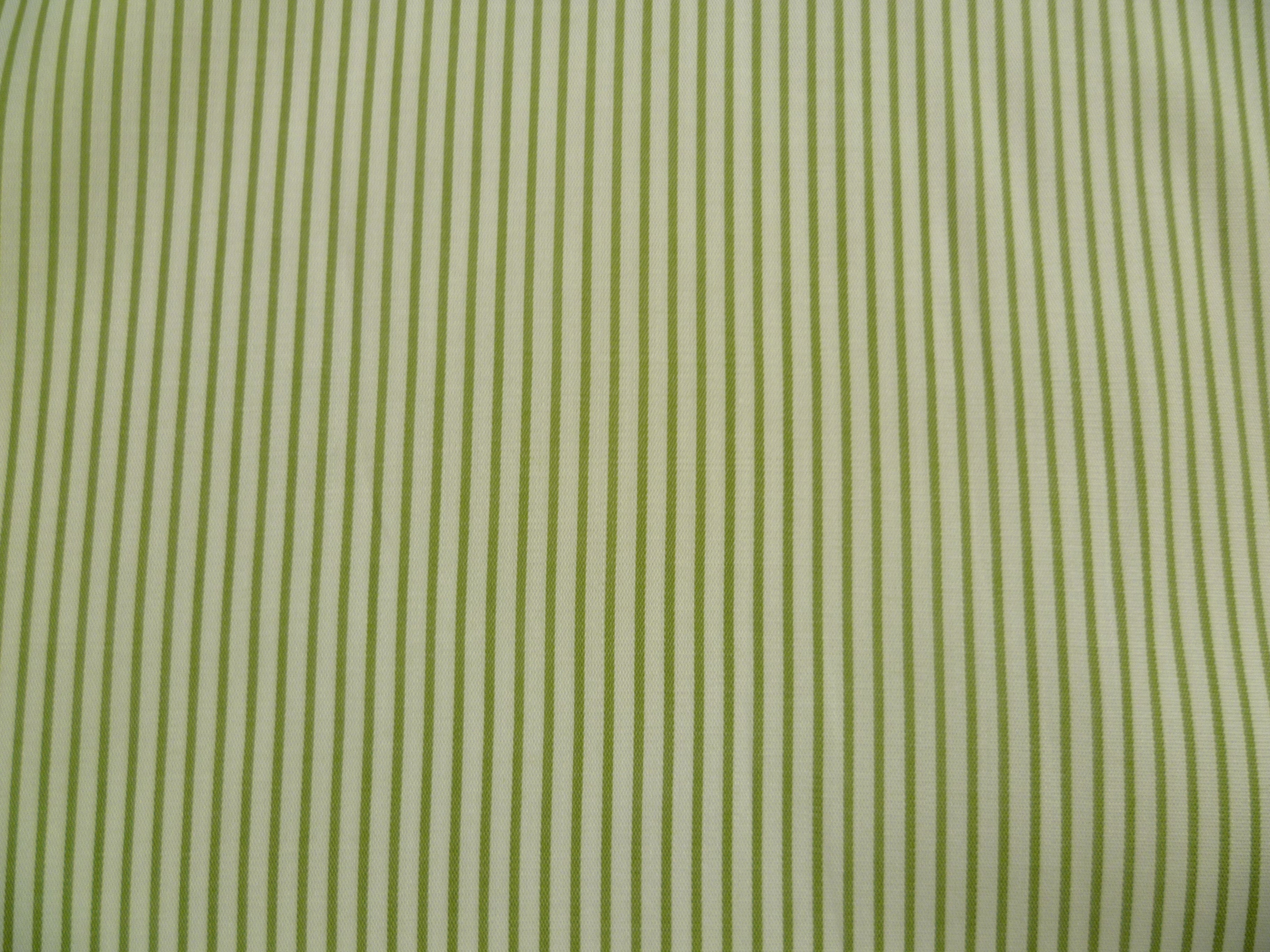 Forest Green White Stripe Cotton Shirting
