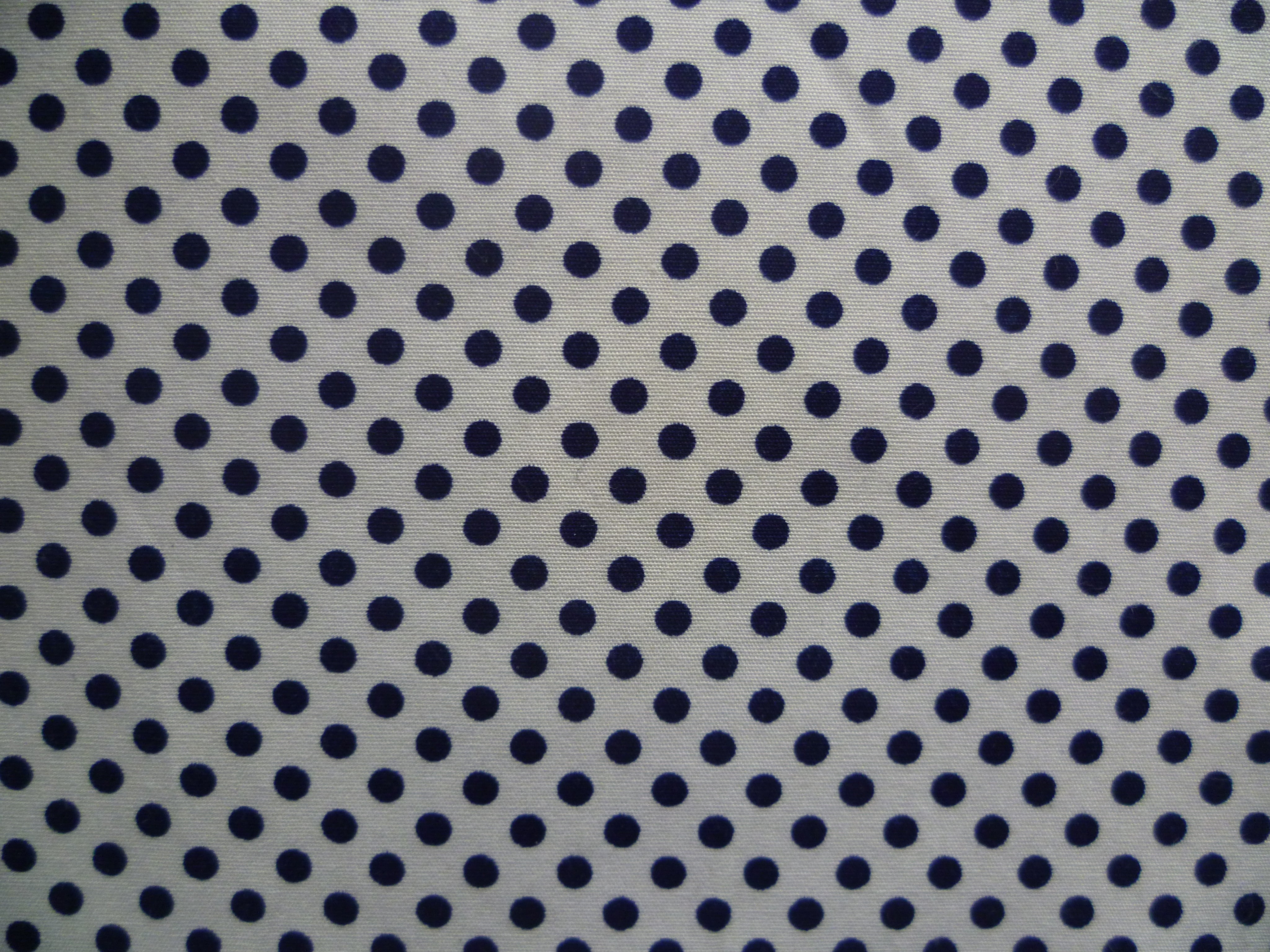 French Blue White Pin Dot Cotton Shirting