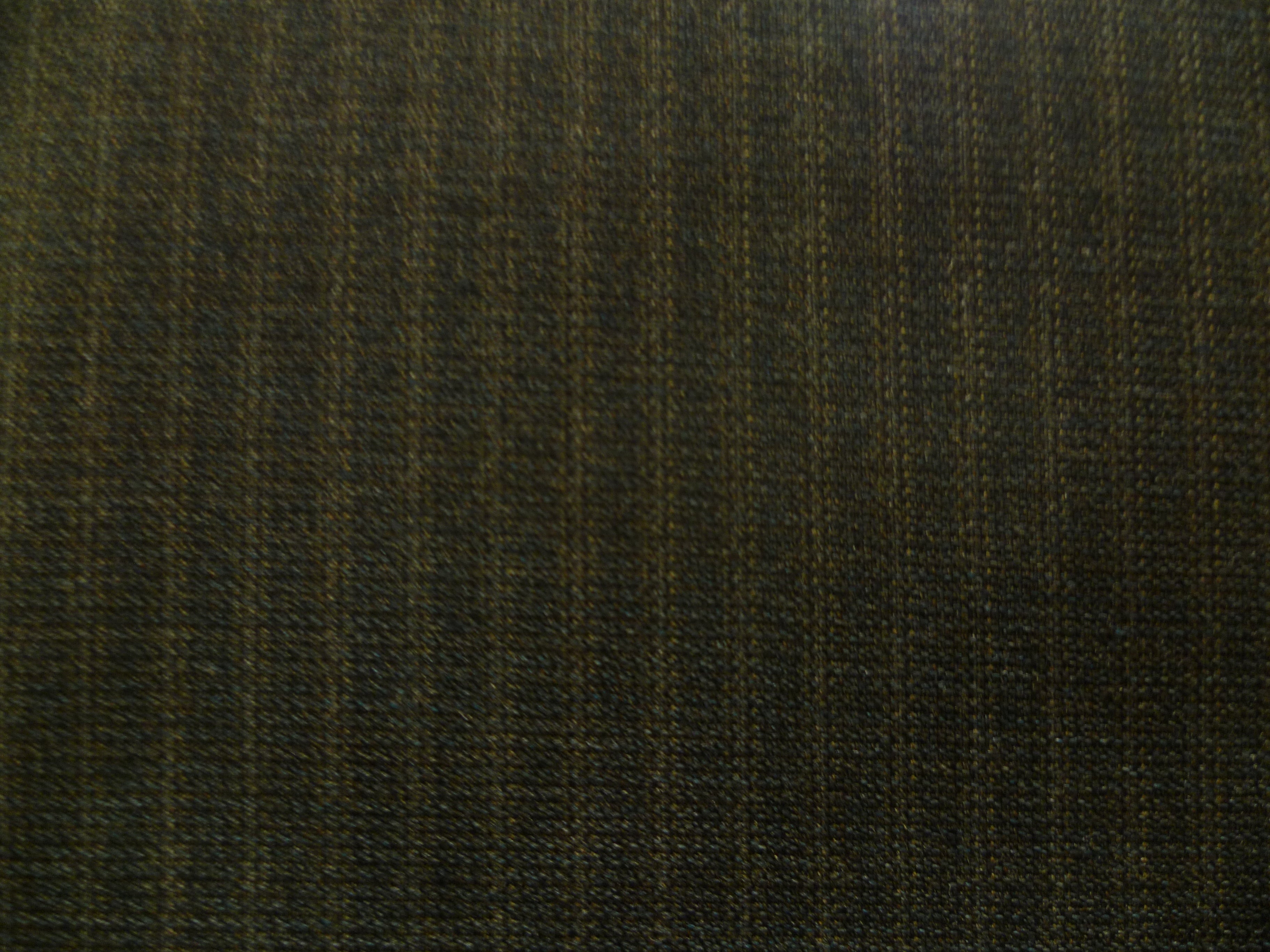 Green Taupe Stripe Wool Suiting
