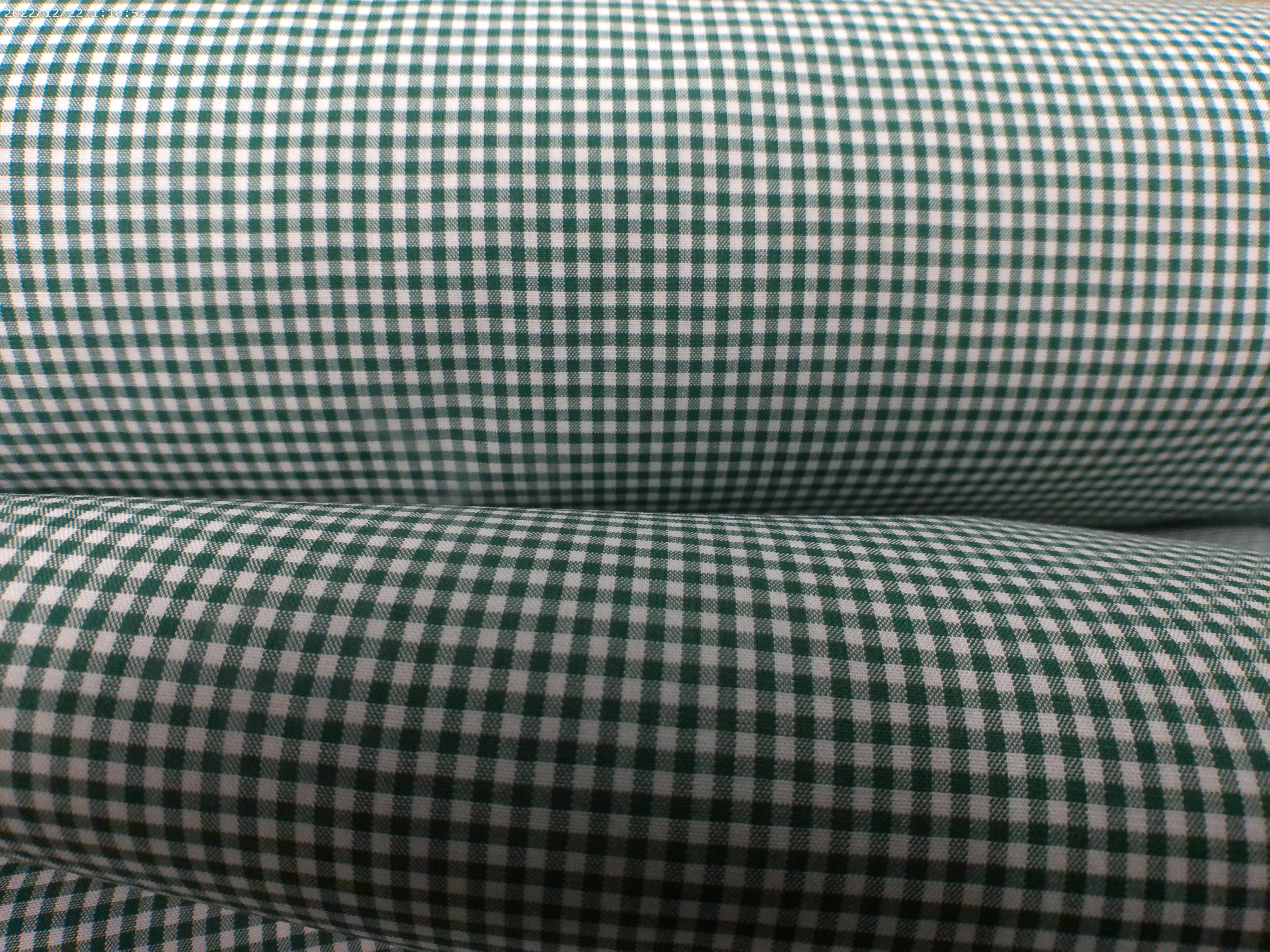 Green White Check Cotton Dresses Shirting