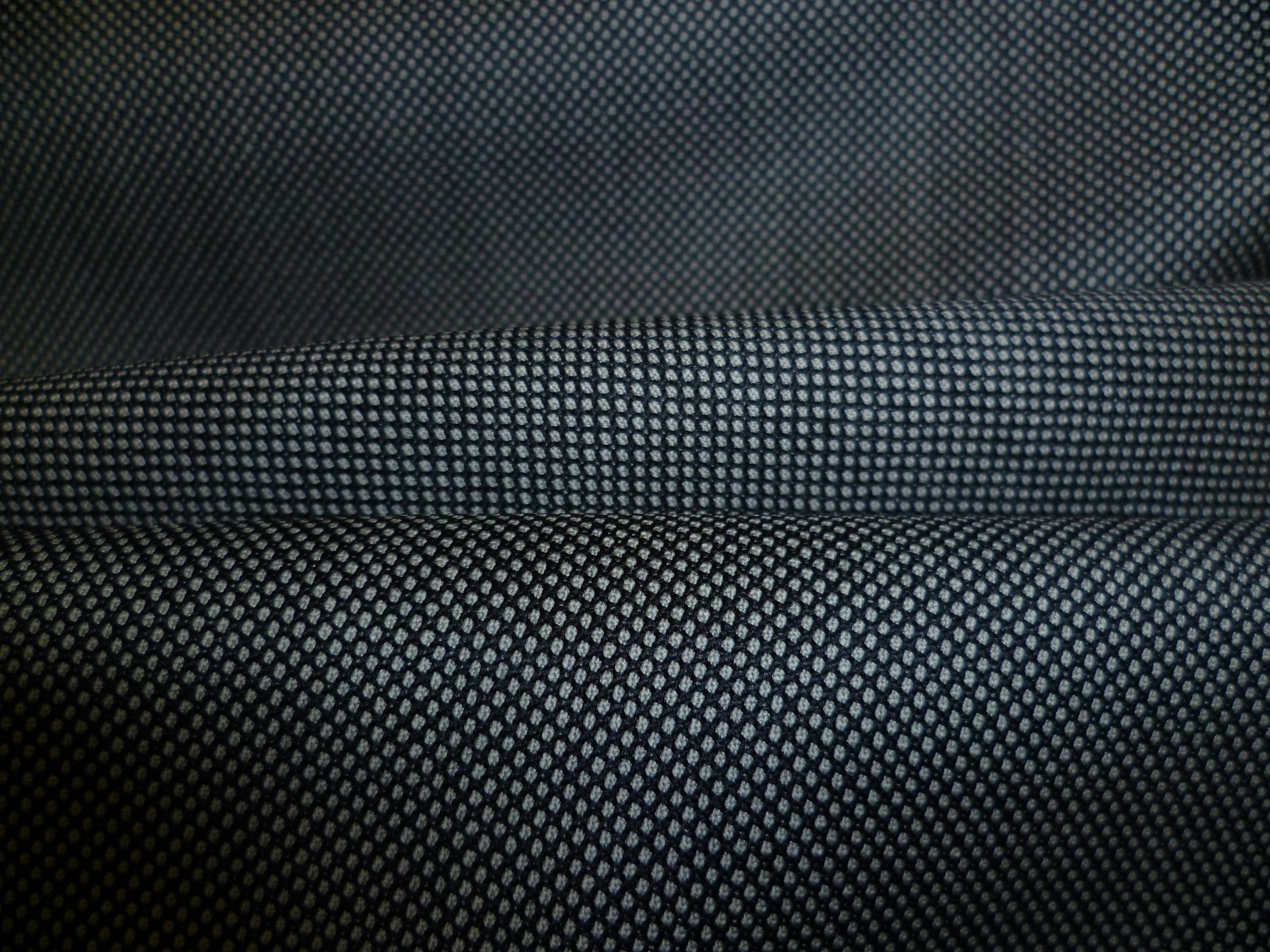 Grey Black Sharkskin Worsted Wool Blazer Suiting