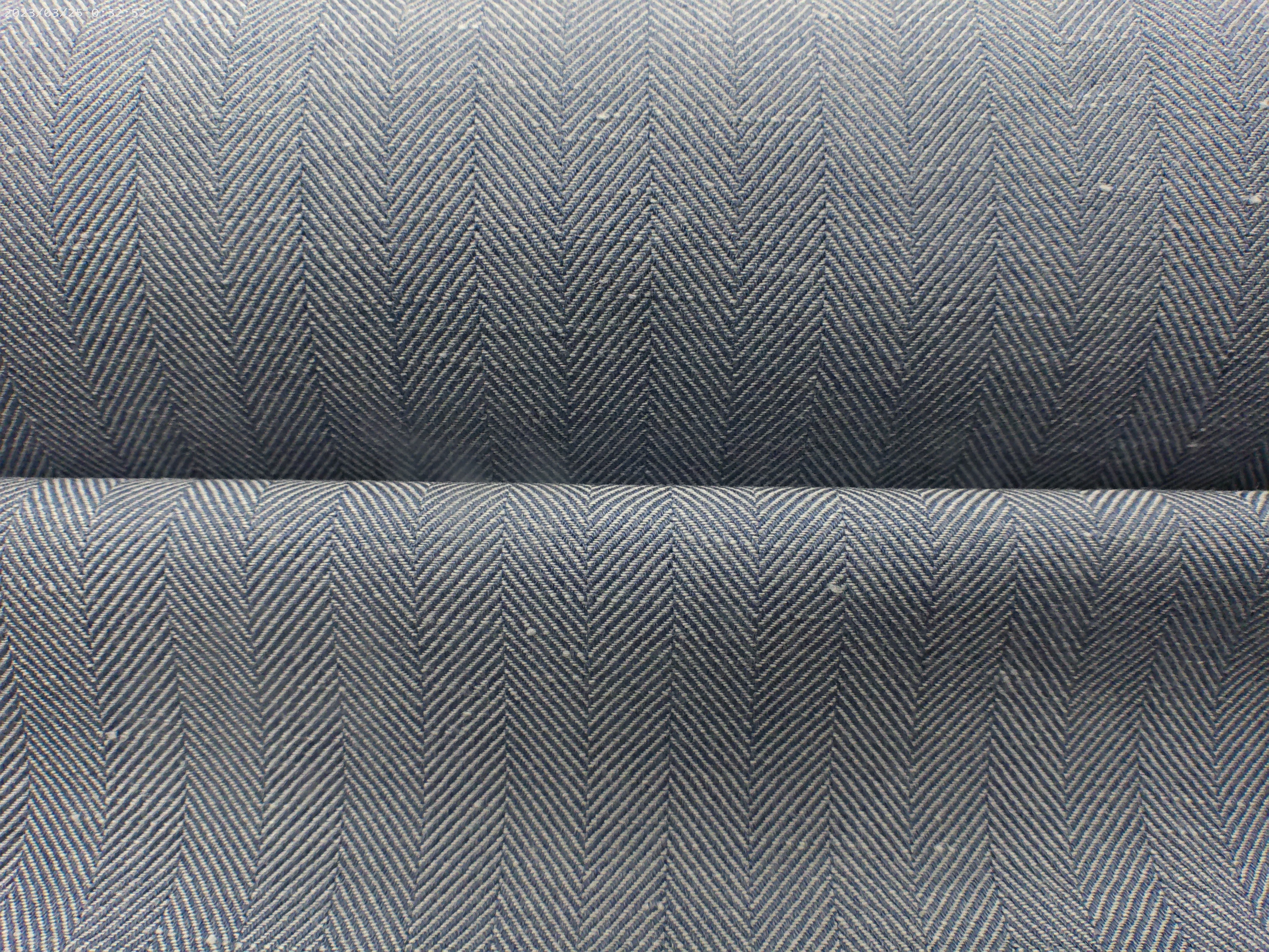 Grey Herringbone Linen Cotton Suiting