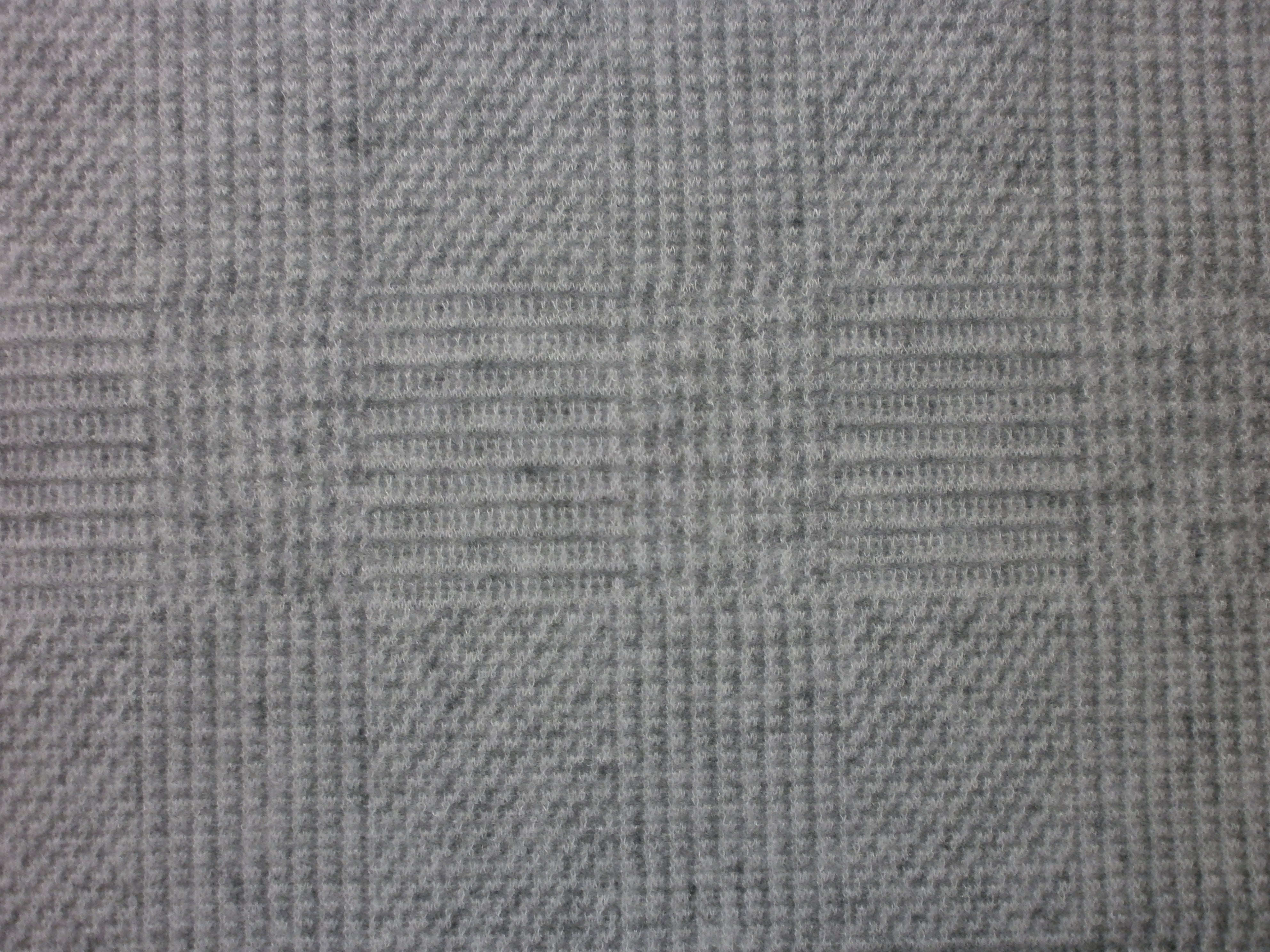 Grey Tonal Check Viscose Polymyte Dresses