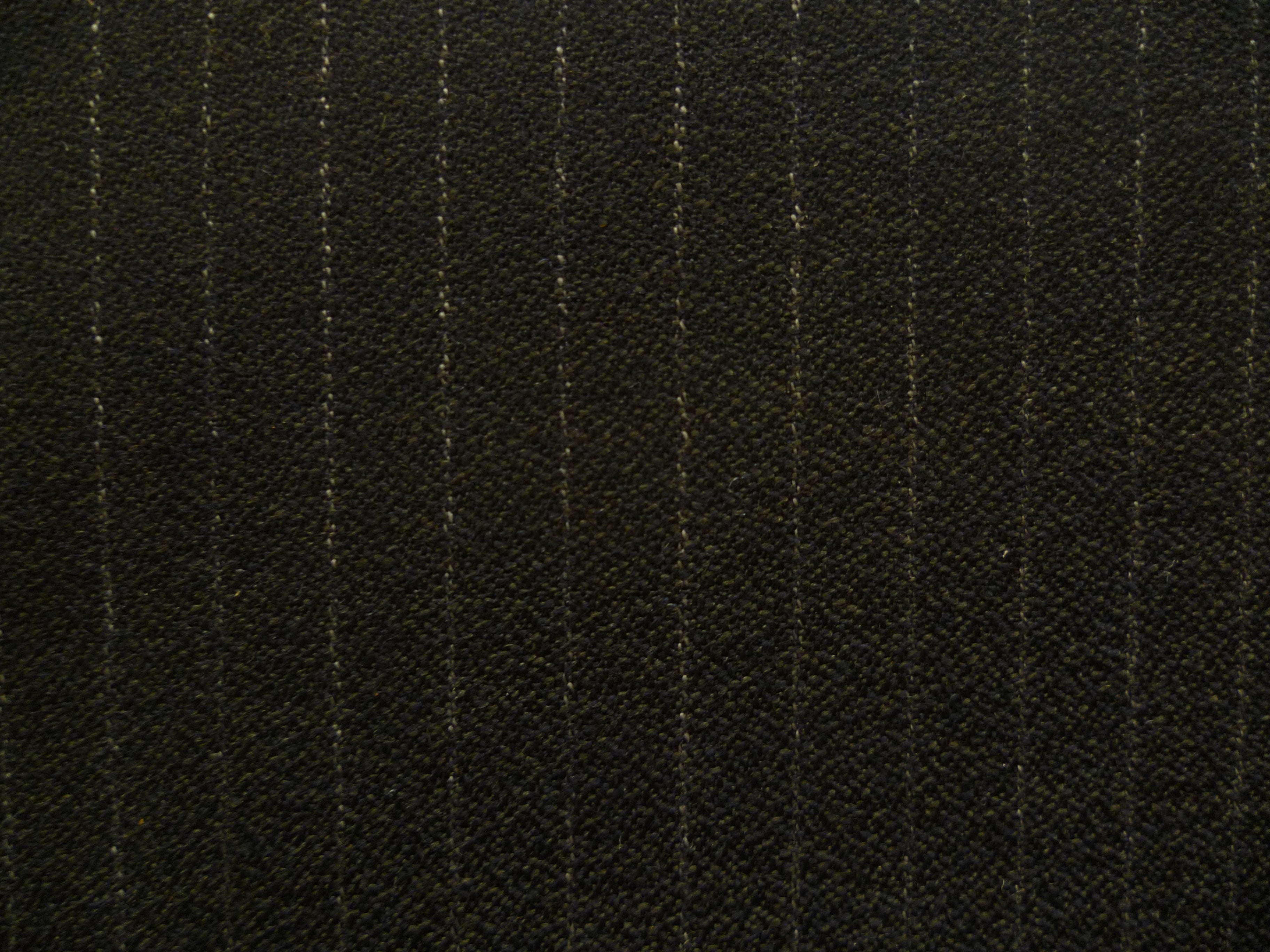 Grey Tonal Stripe Worsted Wool Suiting