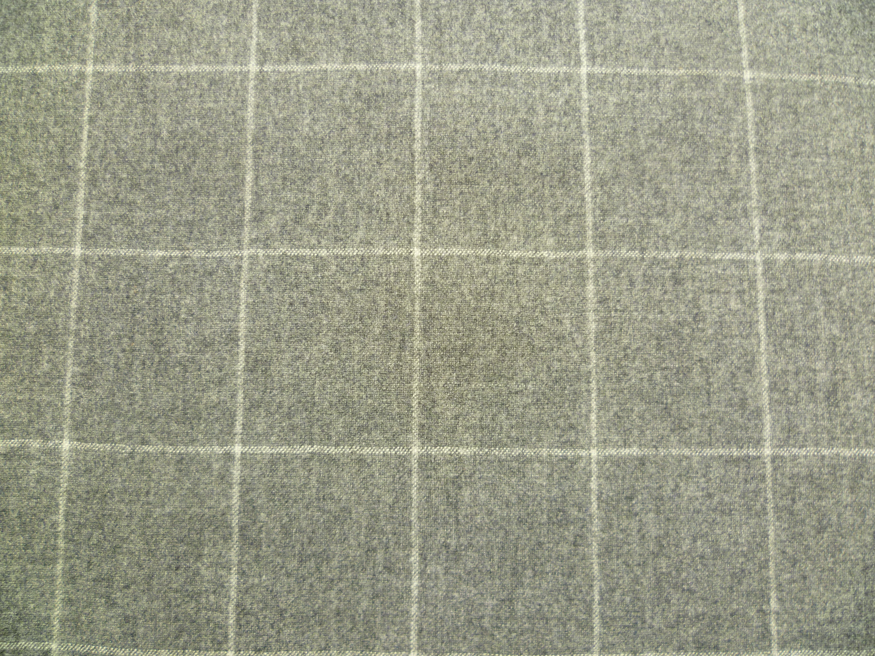 Grey White Check Wool Blazer Suiting