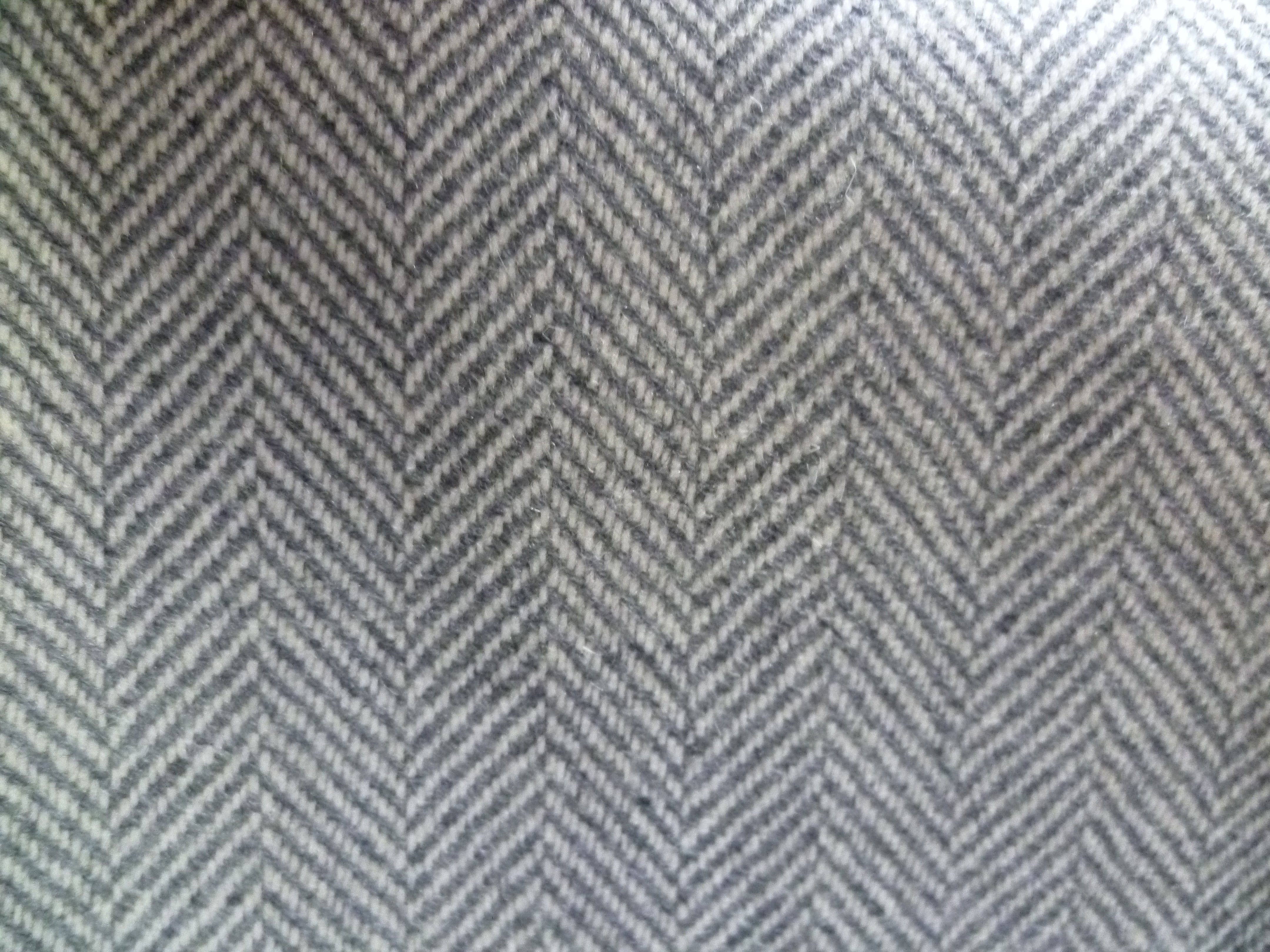 Grey White Herringbone Camel Hair Blazer Suiting