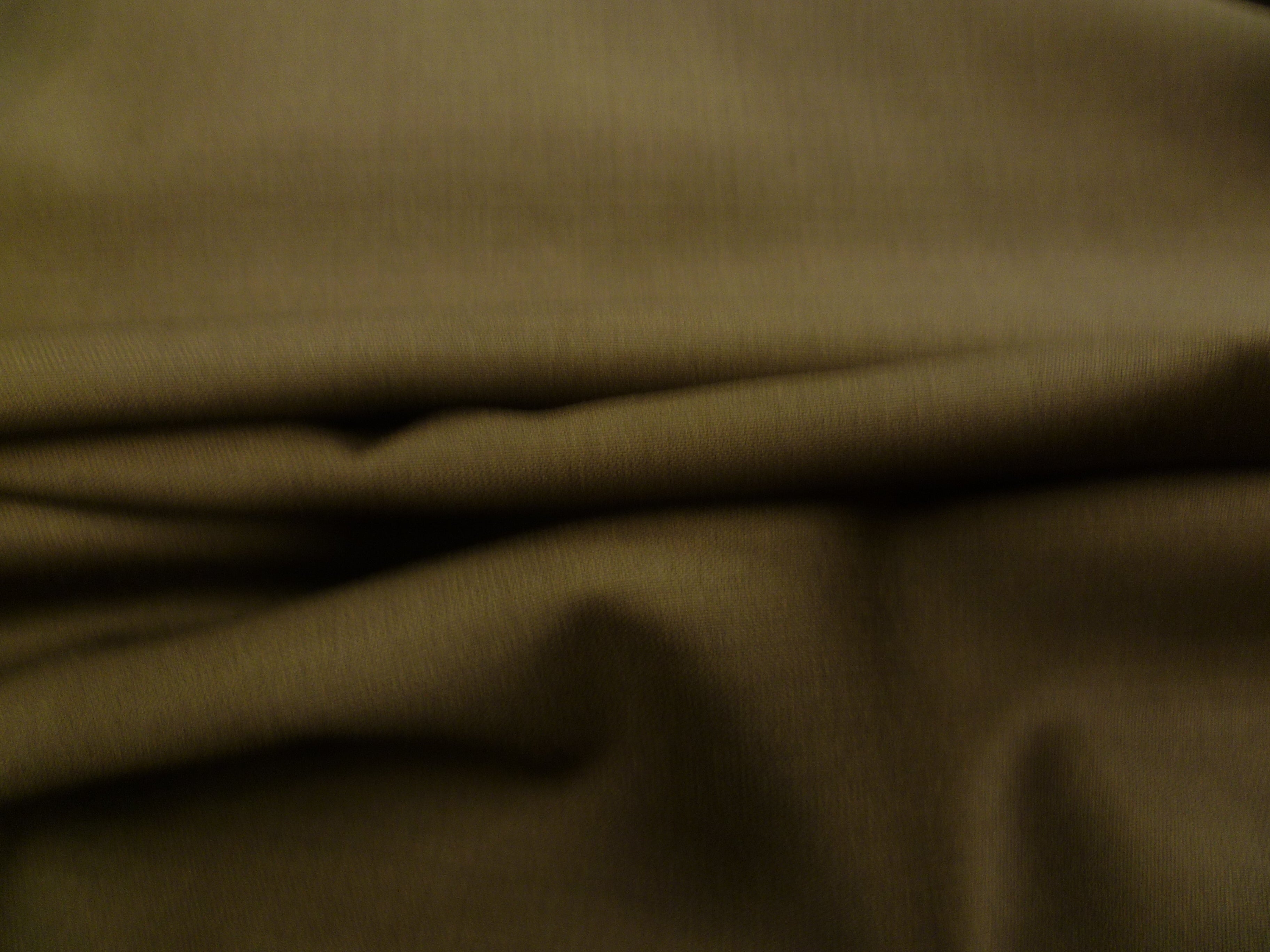 Mocha Brown Plain Worsted Wool Suiting