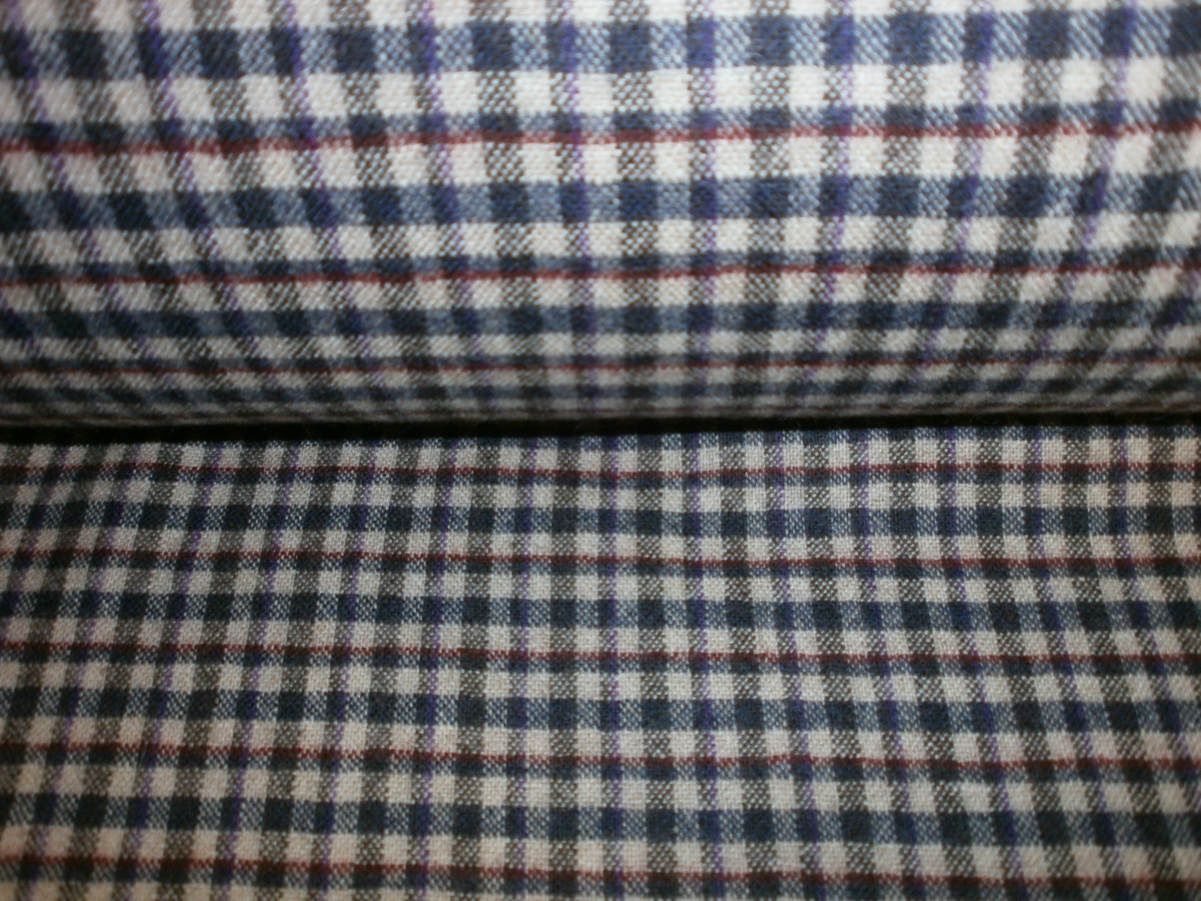 Multicolour Check Cashmere Blazer Coating